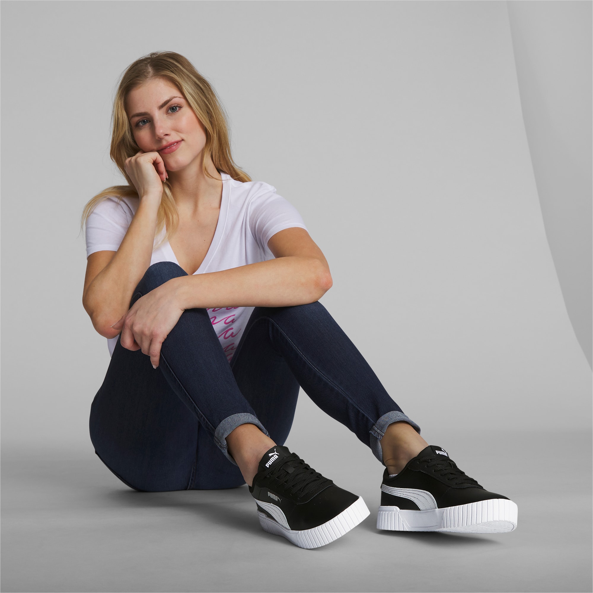 Zapatillas Deportivas Mujer Puma CARINA 2.0 385849 02 Blanco – Mundo das  Crianças