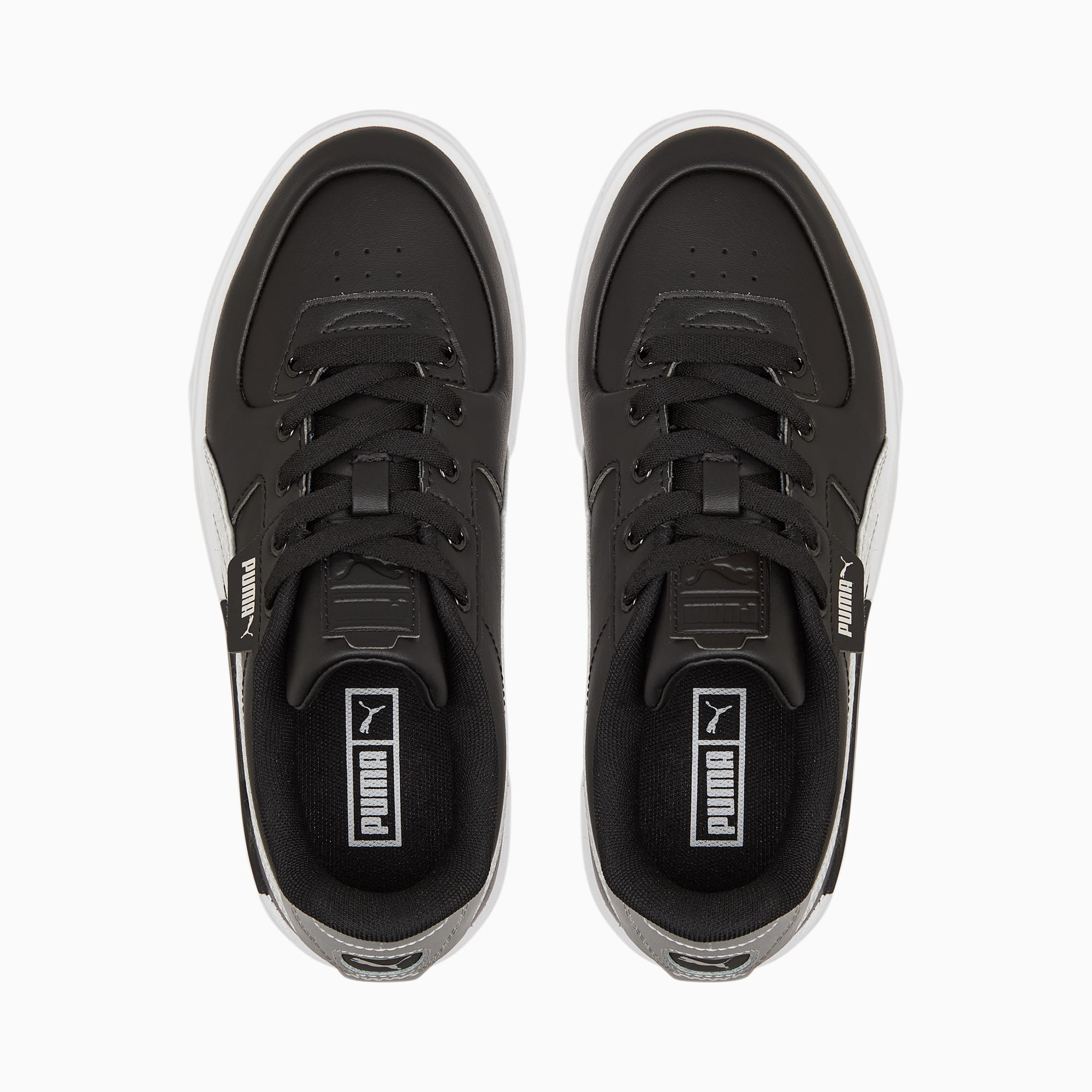 Puma black shiny shoes cheap