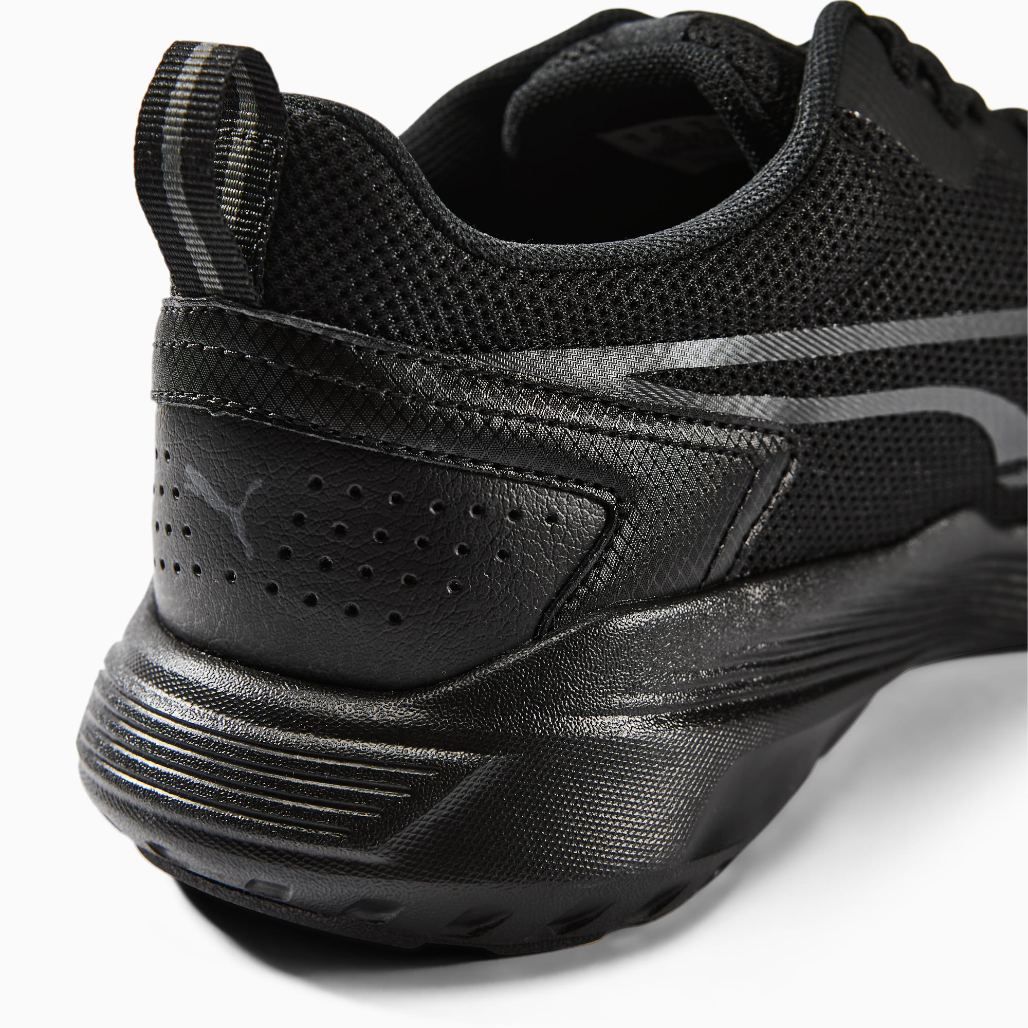 Puma all black sneakers shop