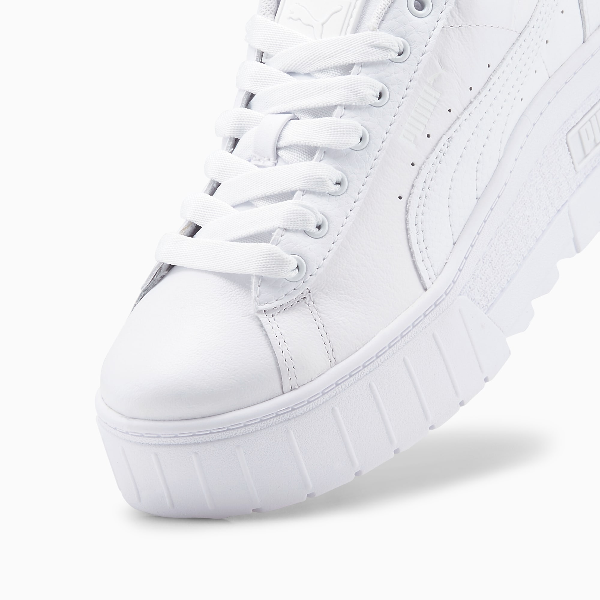 Puma white platform sneakers clearance