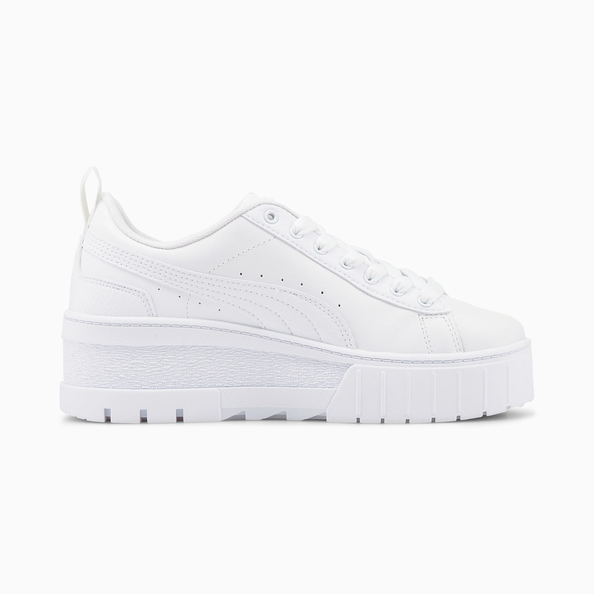 Puma suede store blanche plateforme