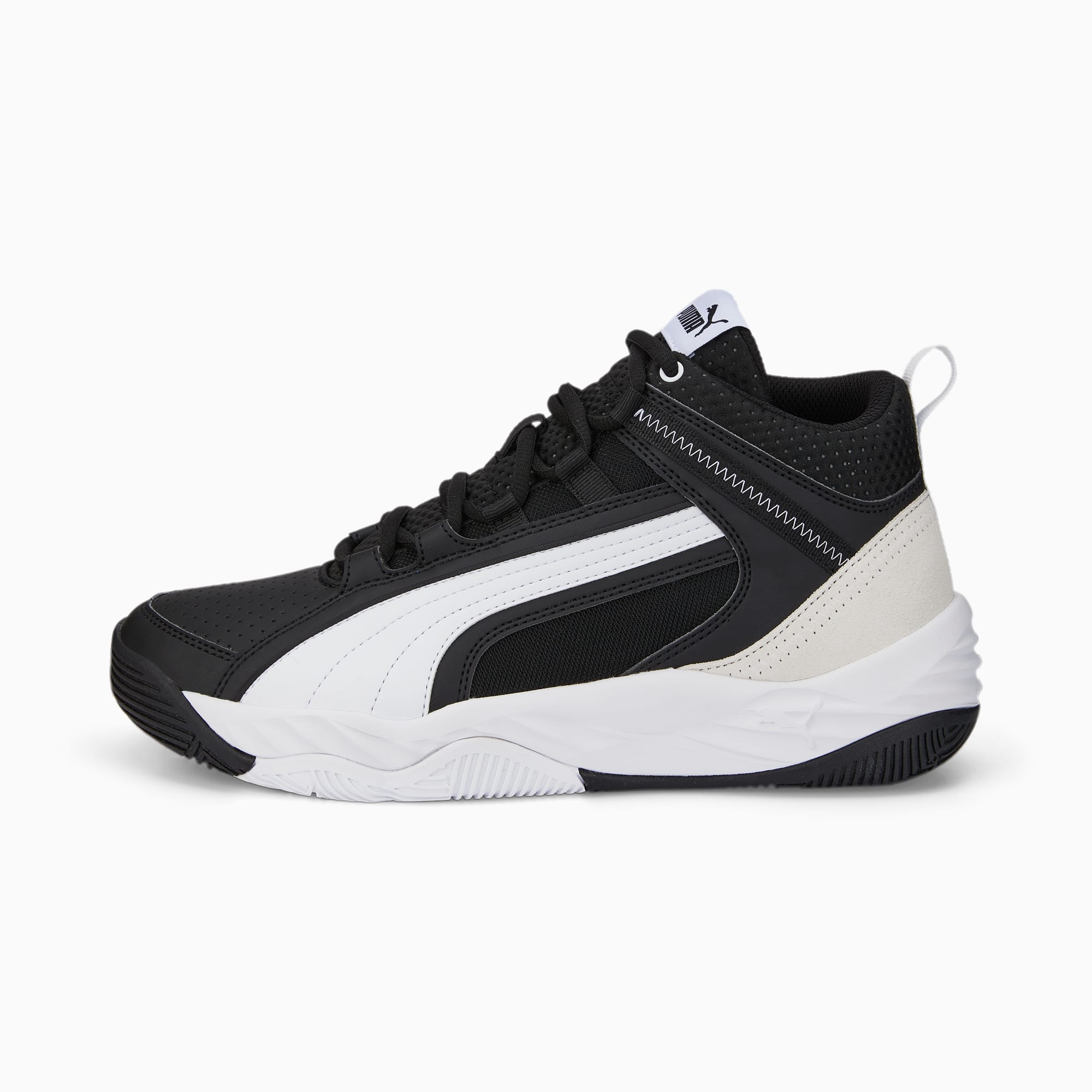 puma black rebound shoes