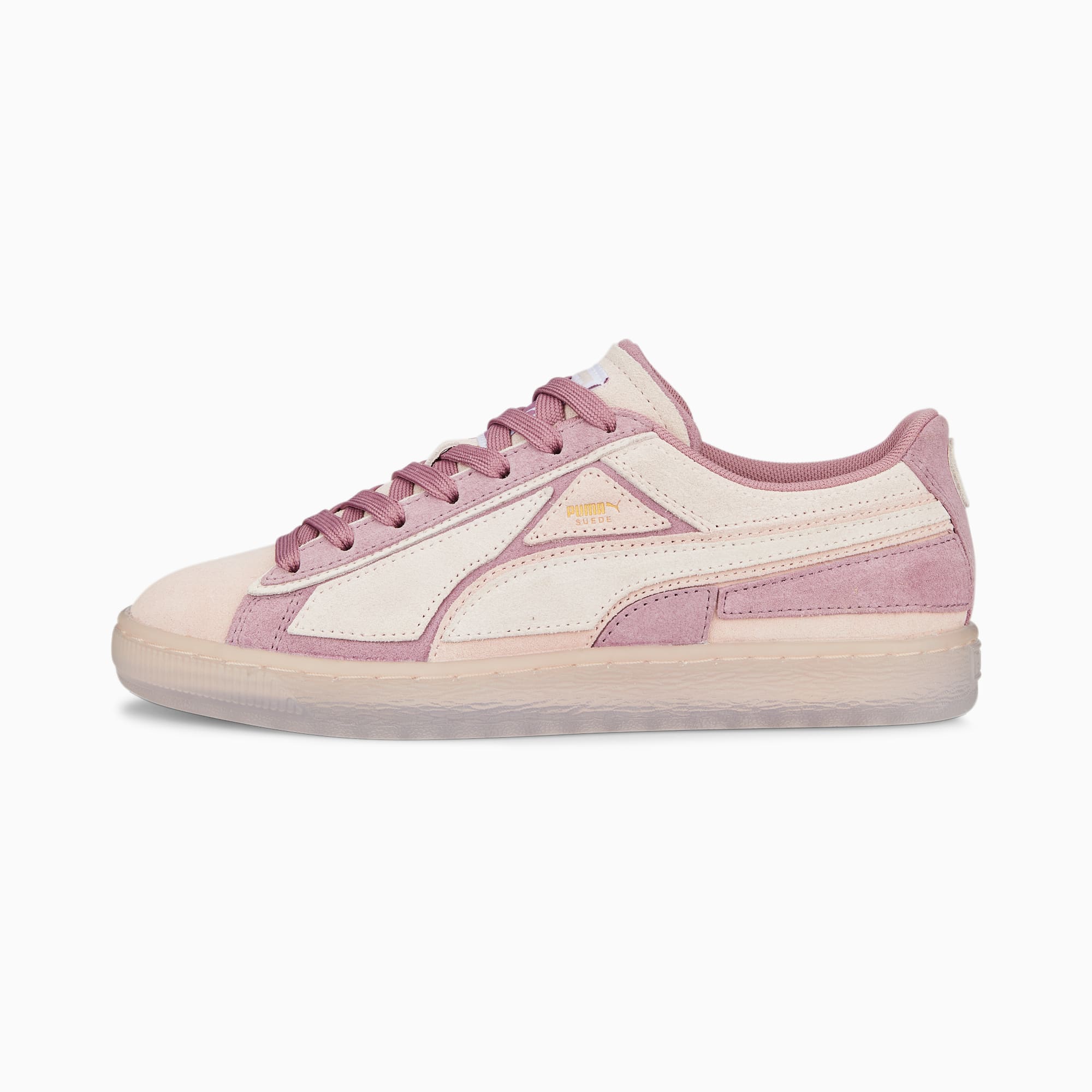 Suede Layers Mono Sneakers | Rose Quartz-Island Pink-Pale | PUMA Shopback x PUMA | PUMA