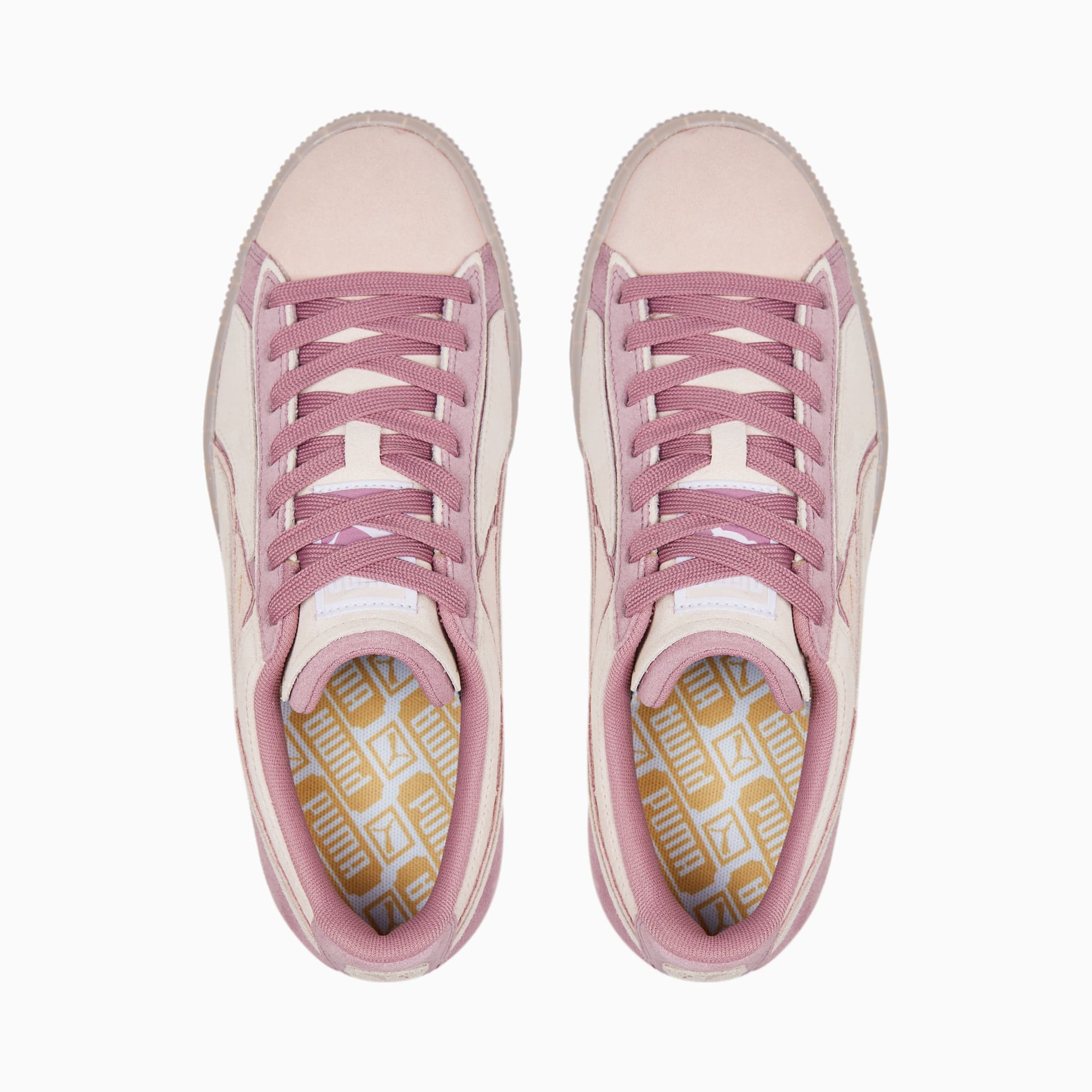 Puma mono suede sales pink