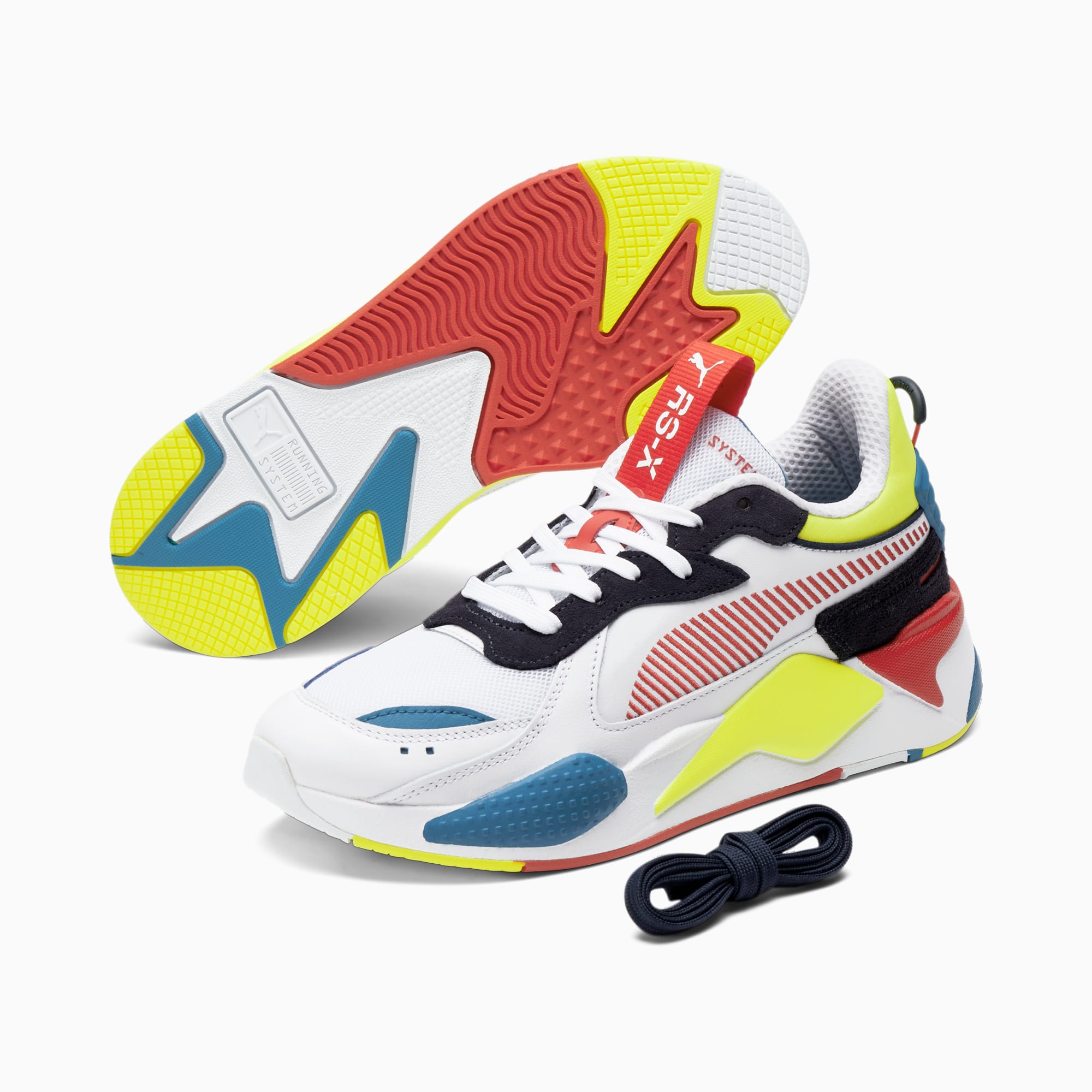 Puma rsx blue red on sale