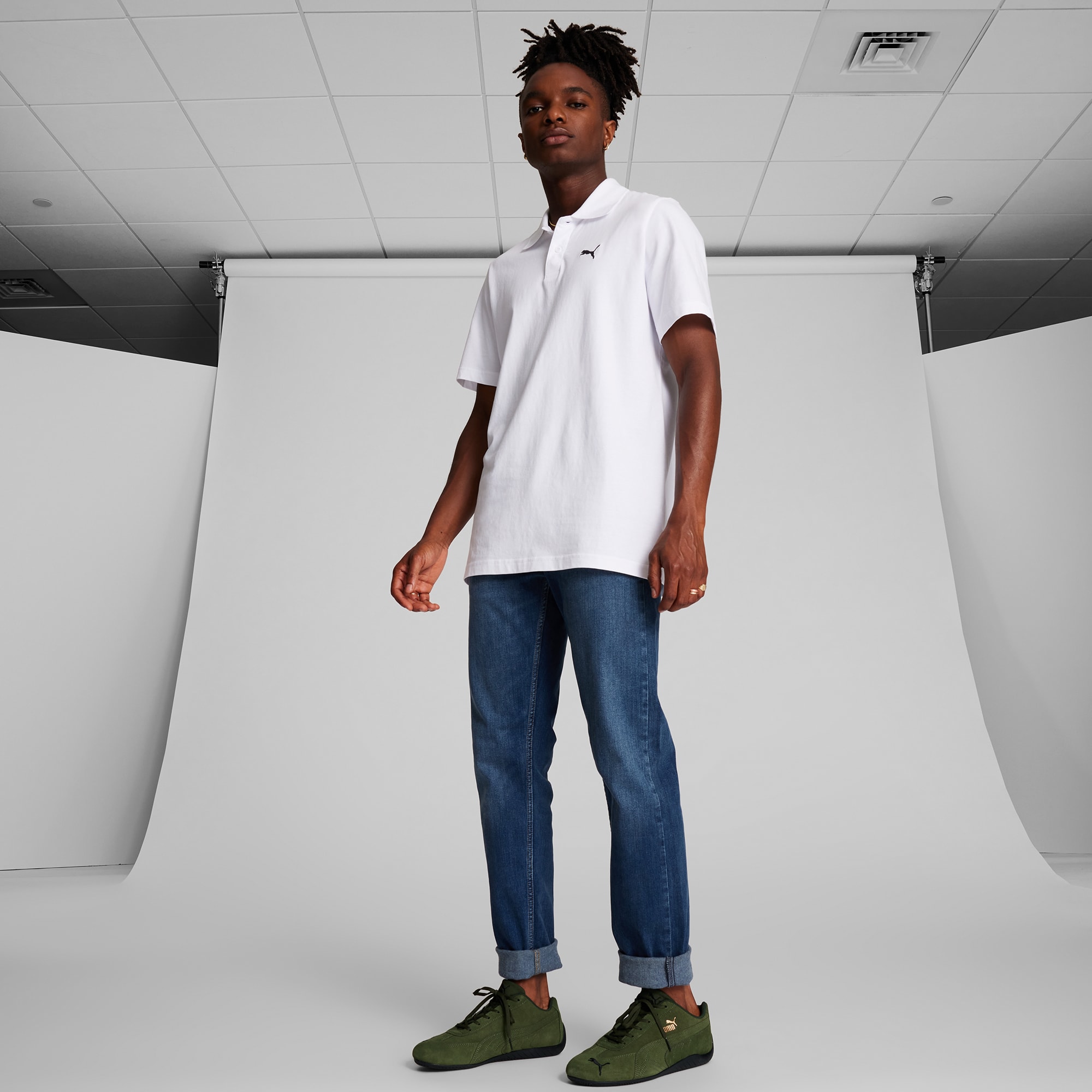 Puma speed cat sd uomo verde online
