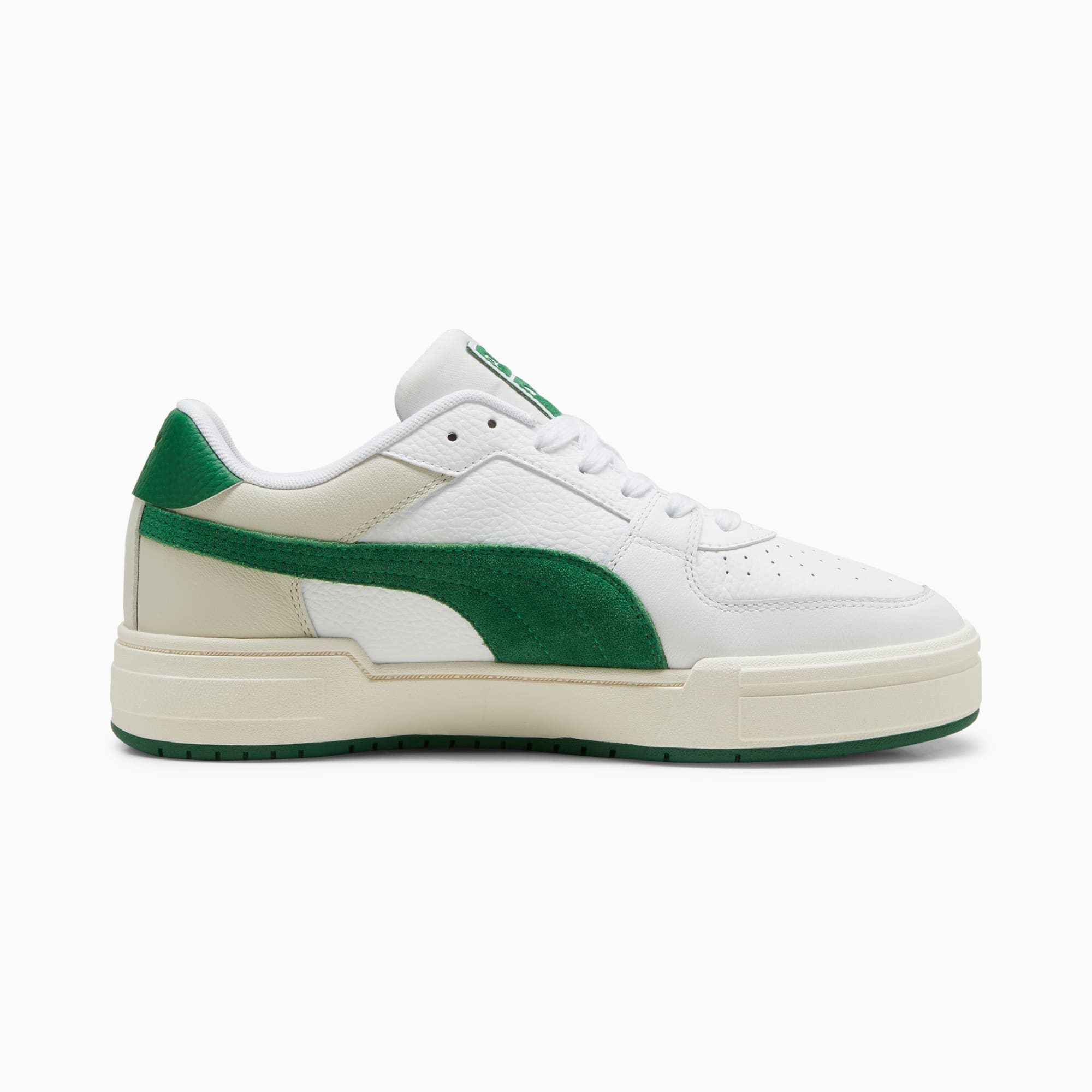 Puma white online and green