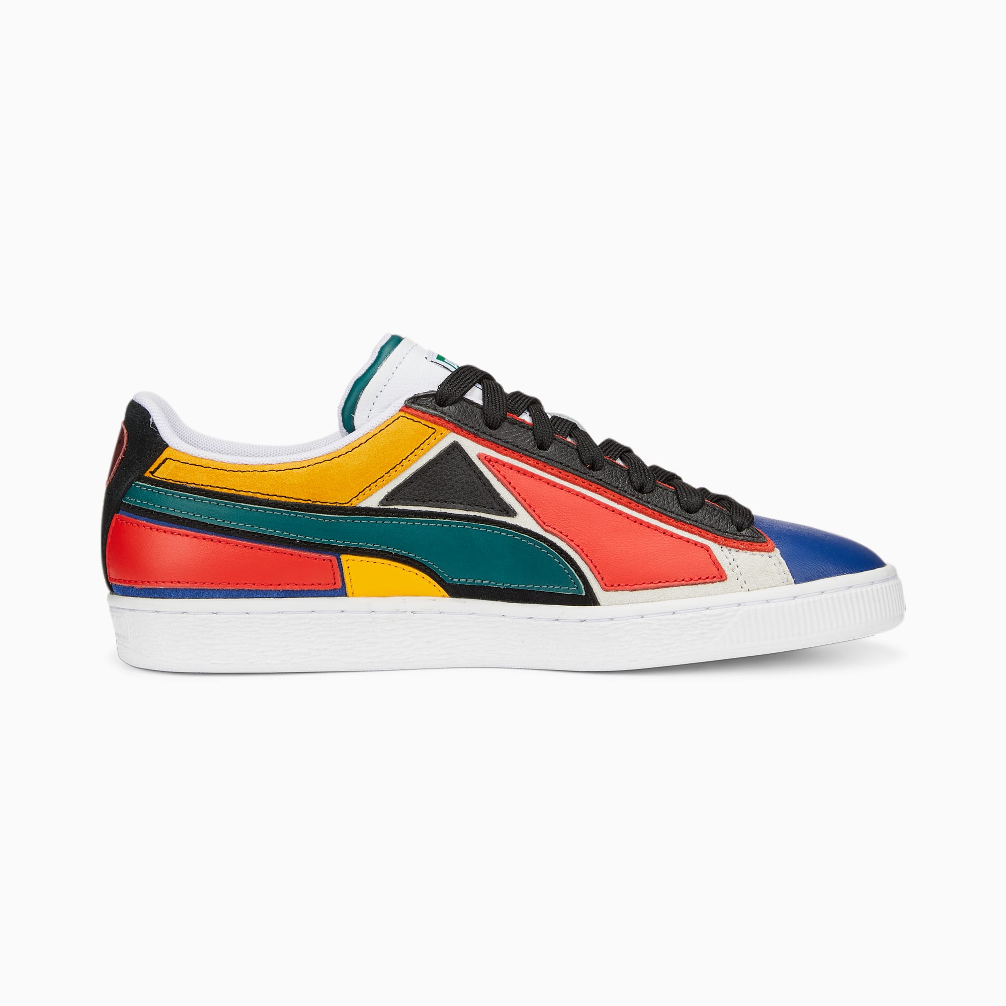 Puma suede blue best sale green