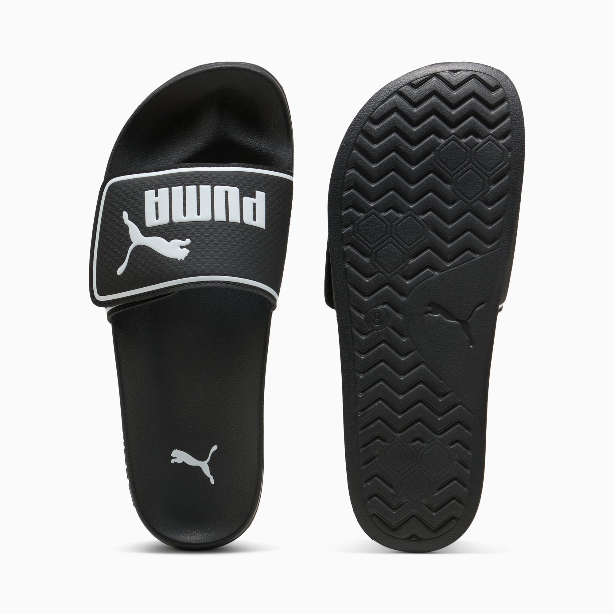 Black outlet puma slides