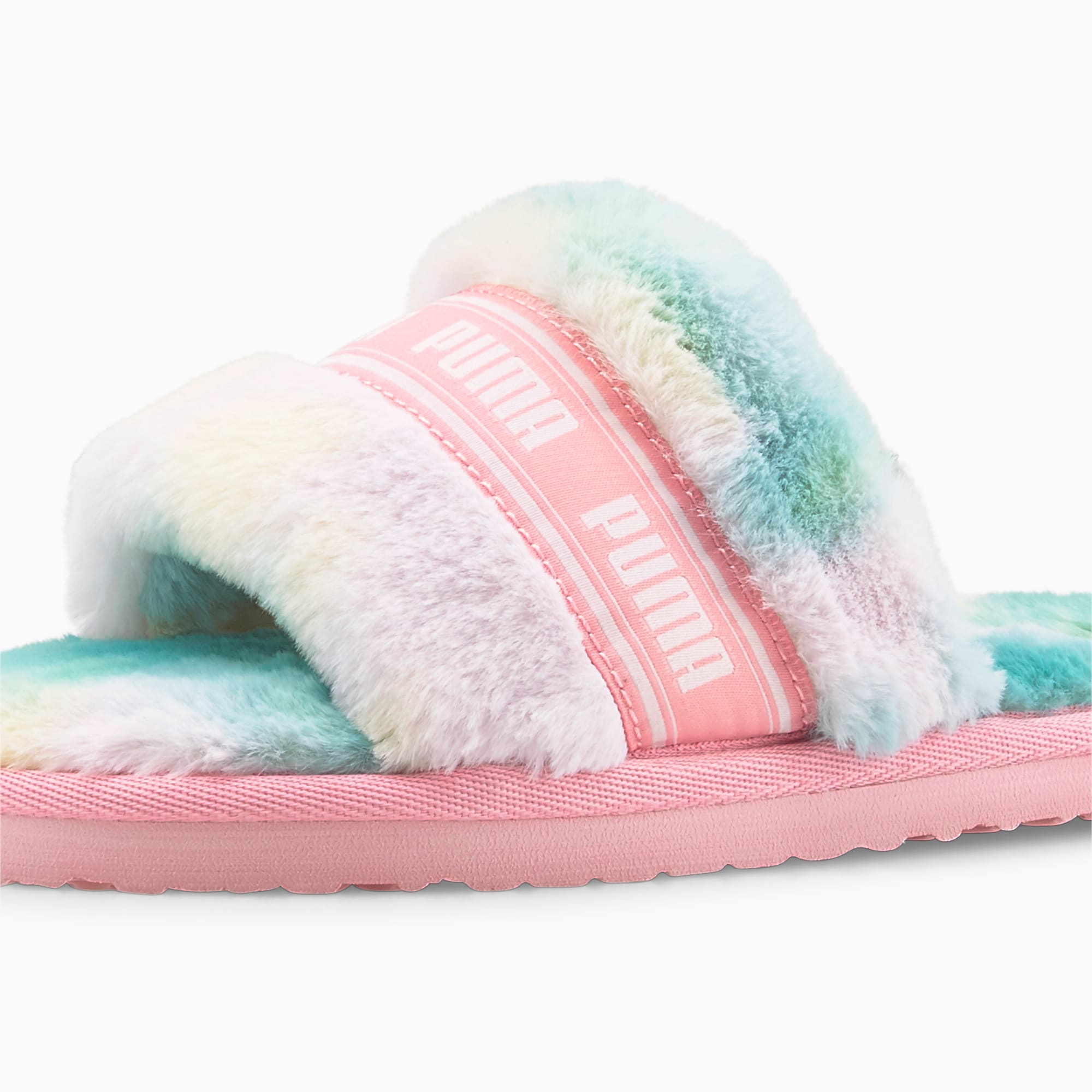 Puma fluffy slides india hot sale