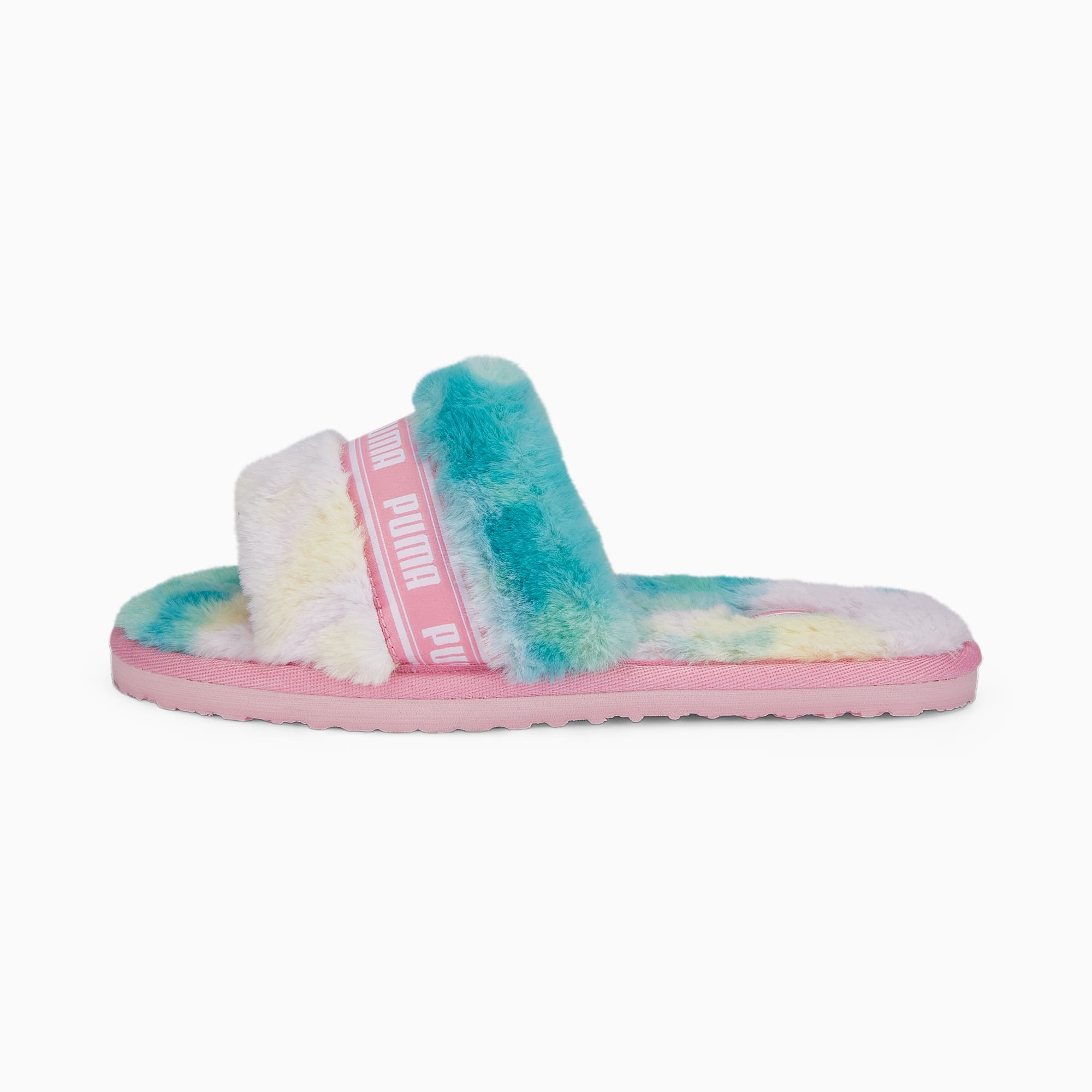 Fluff Tie Dye Slippers Women PUMA