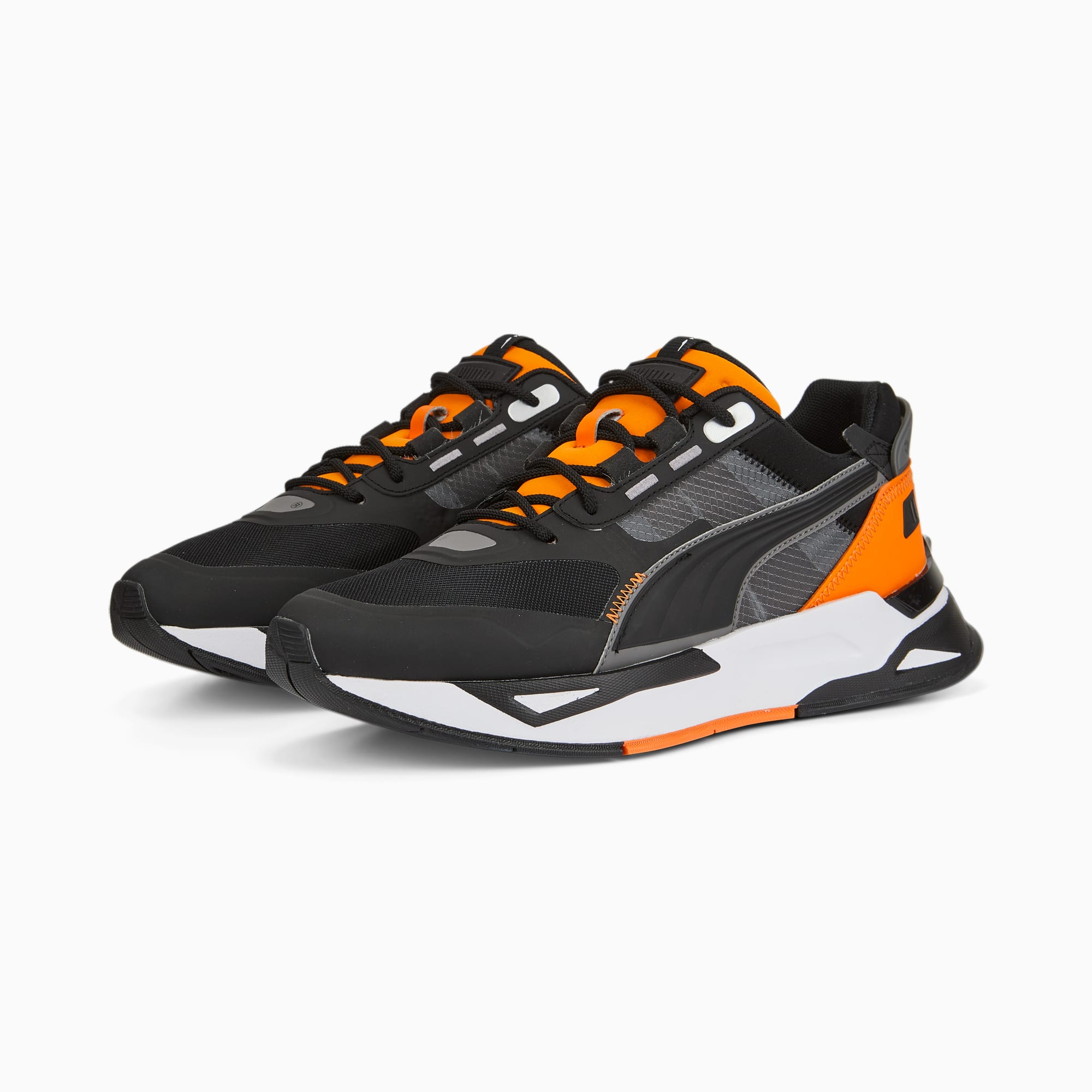 Black and orange puma sneakers hotsell
