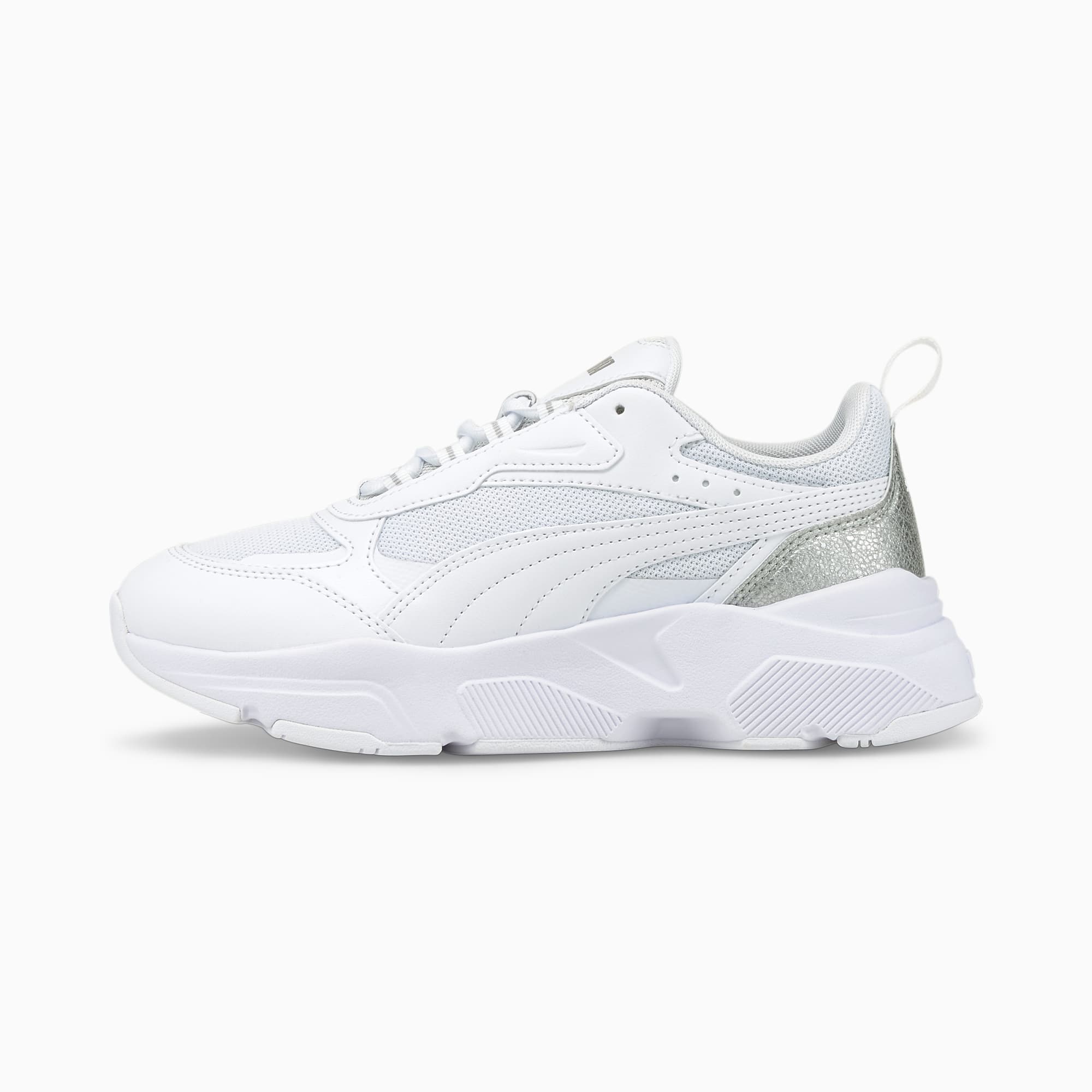 Cassia Distressed Sneakers Women Puma White Puma White Puma