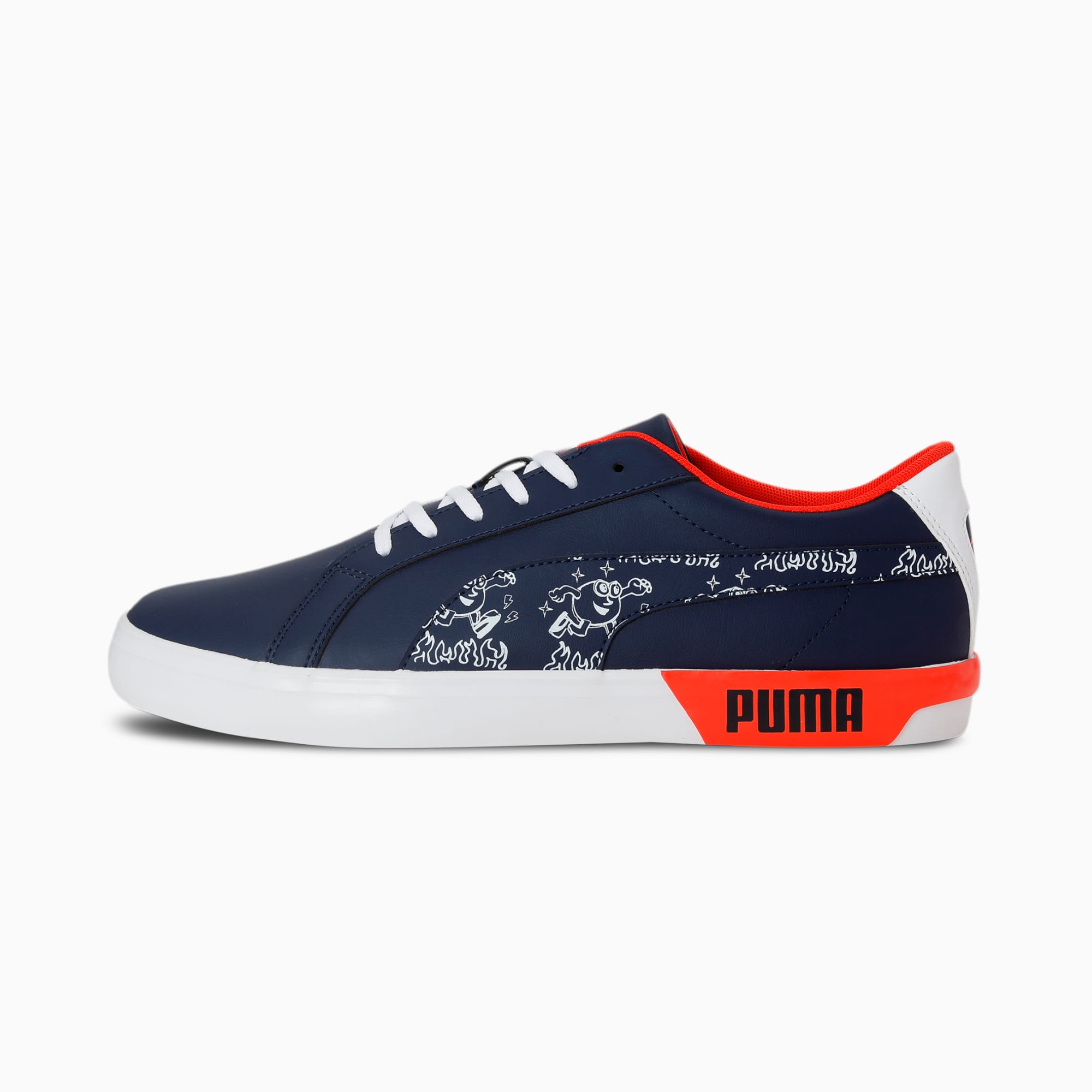 PUMA x 1DER Jack Men's Sneakers | Peacoat-Cherry Tomato-Puma White ...