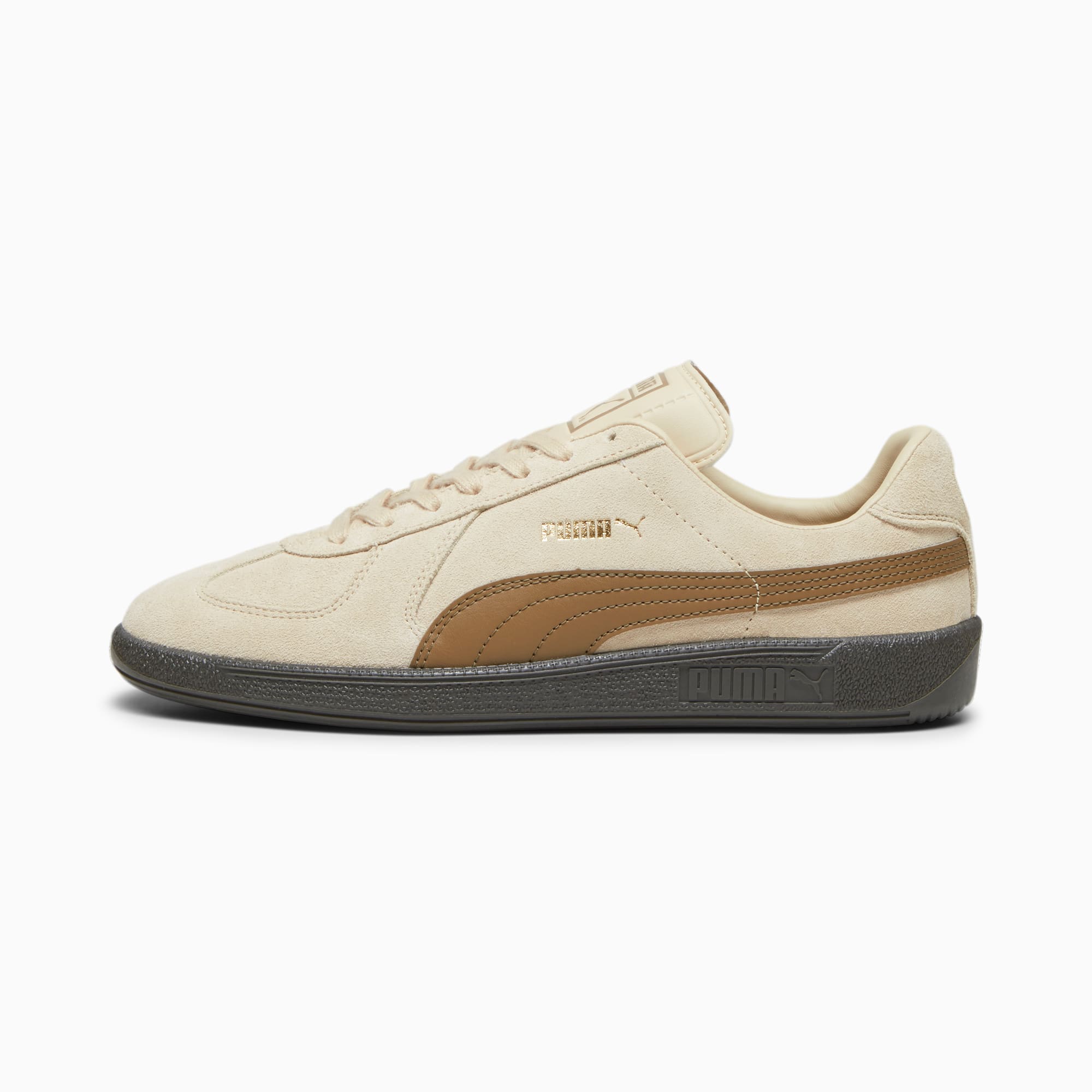 Army Trainer Suede Sneakers | Granola-Chocolate Chip | PUMA Shop All ...