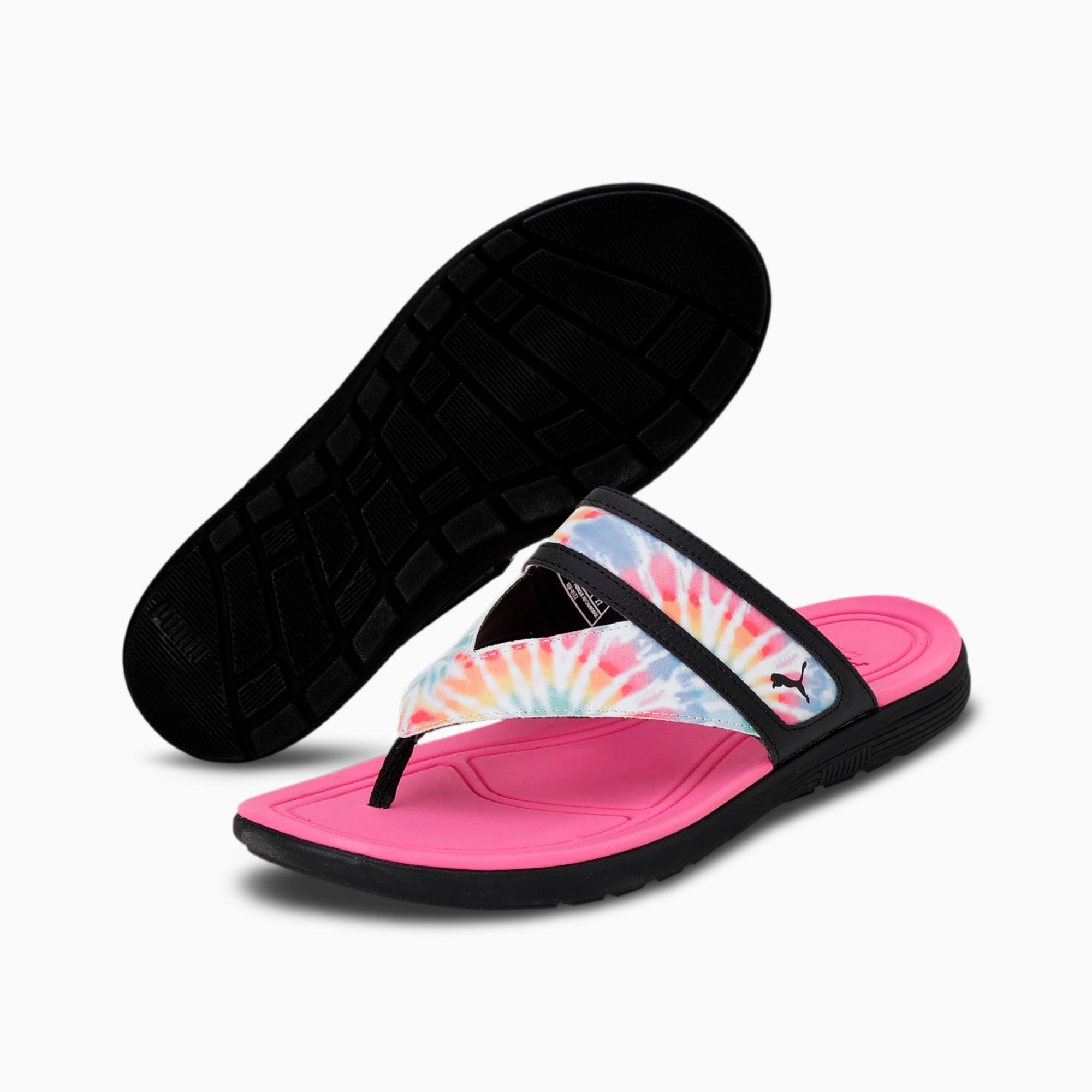 SOFTRIDE Sunny Tie-Dye Women's Flip-Flops | PUMA