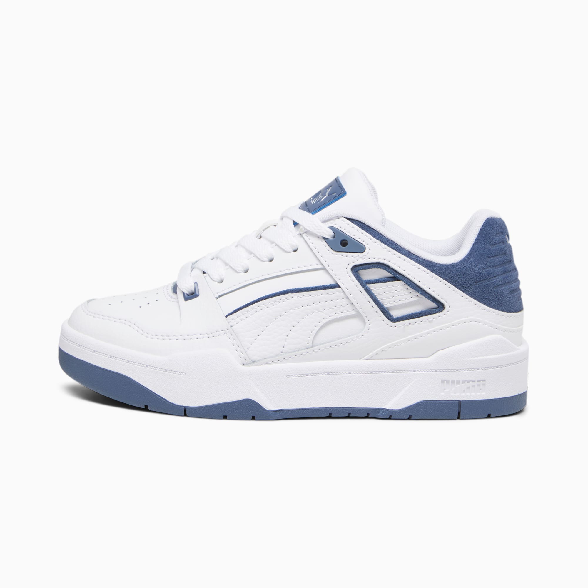 Puma white and blue sales