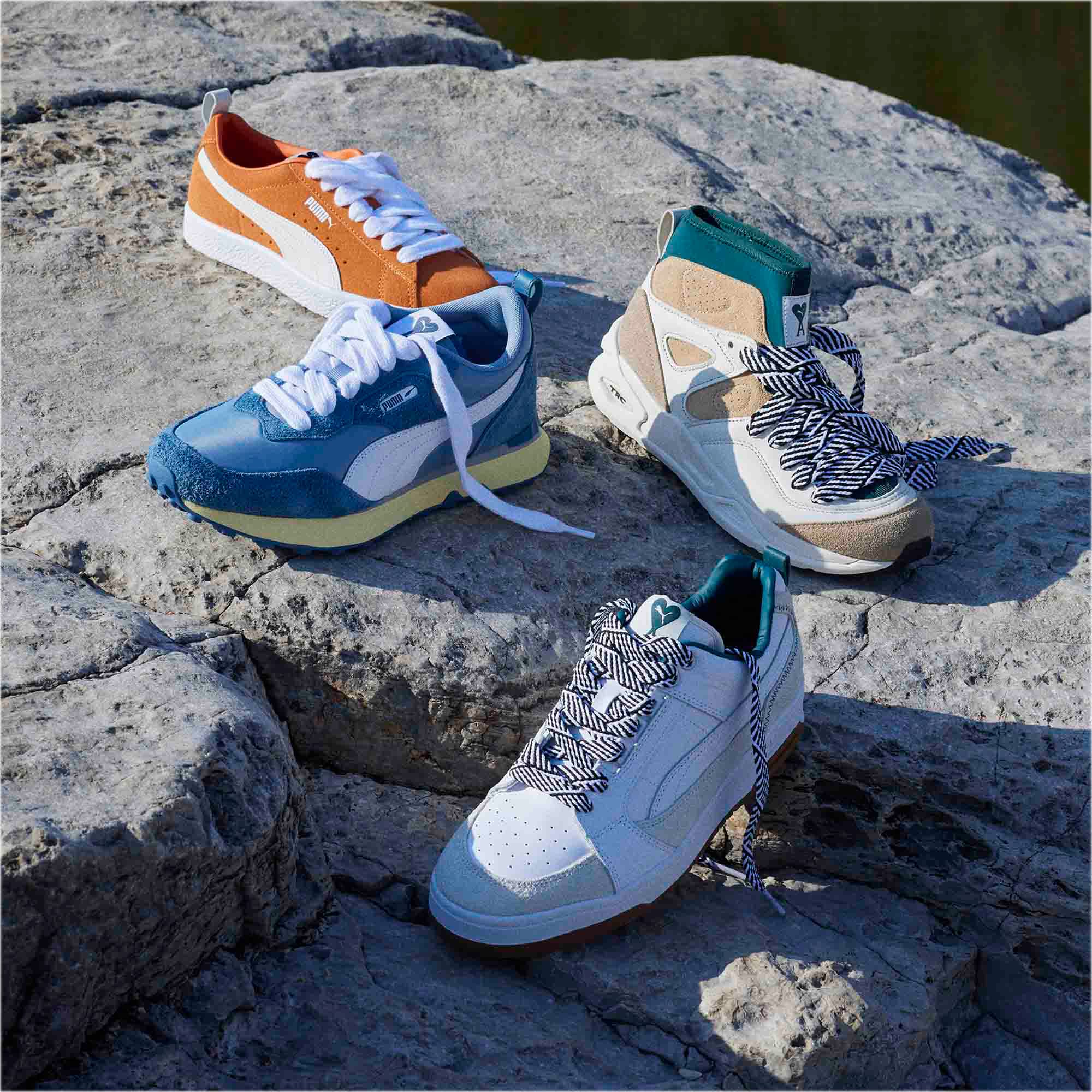 AMI PARIS AMI x PUMAコラボスニーカー