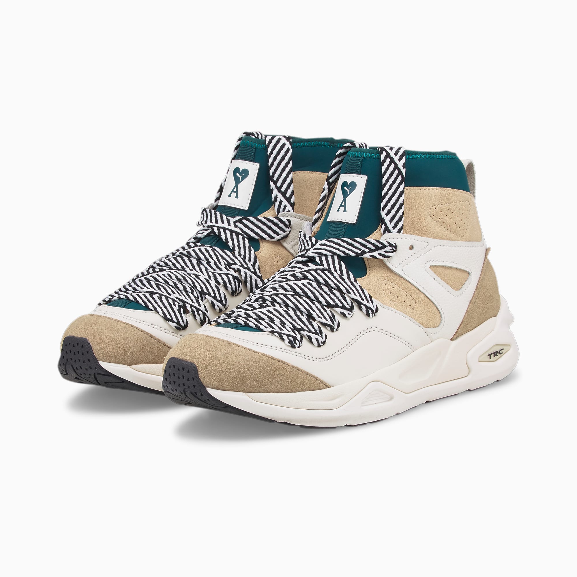 ユニセックス PUMA x AMI TRC ブレイズ ミッド ハイ スニーカー