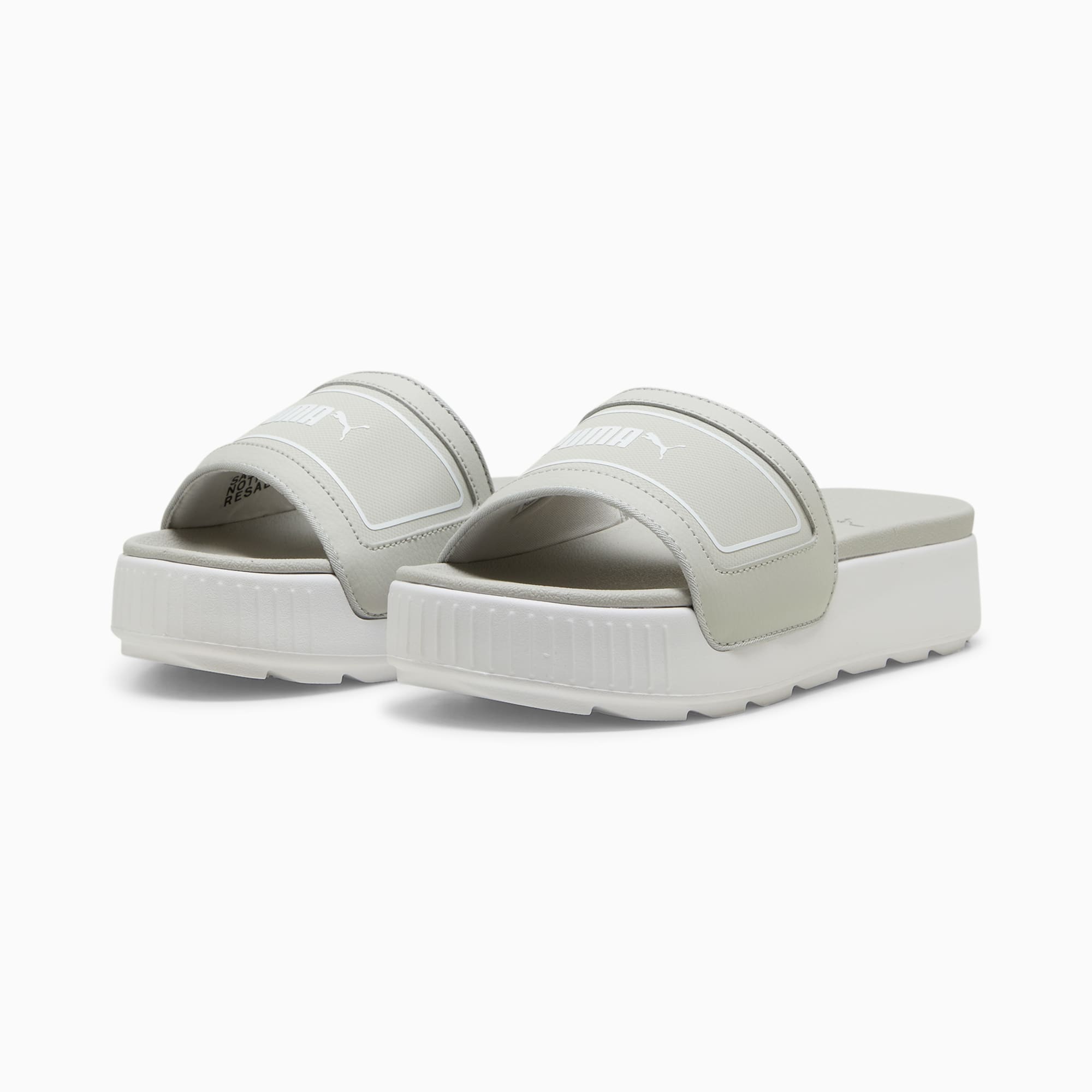White puma slides women's online