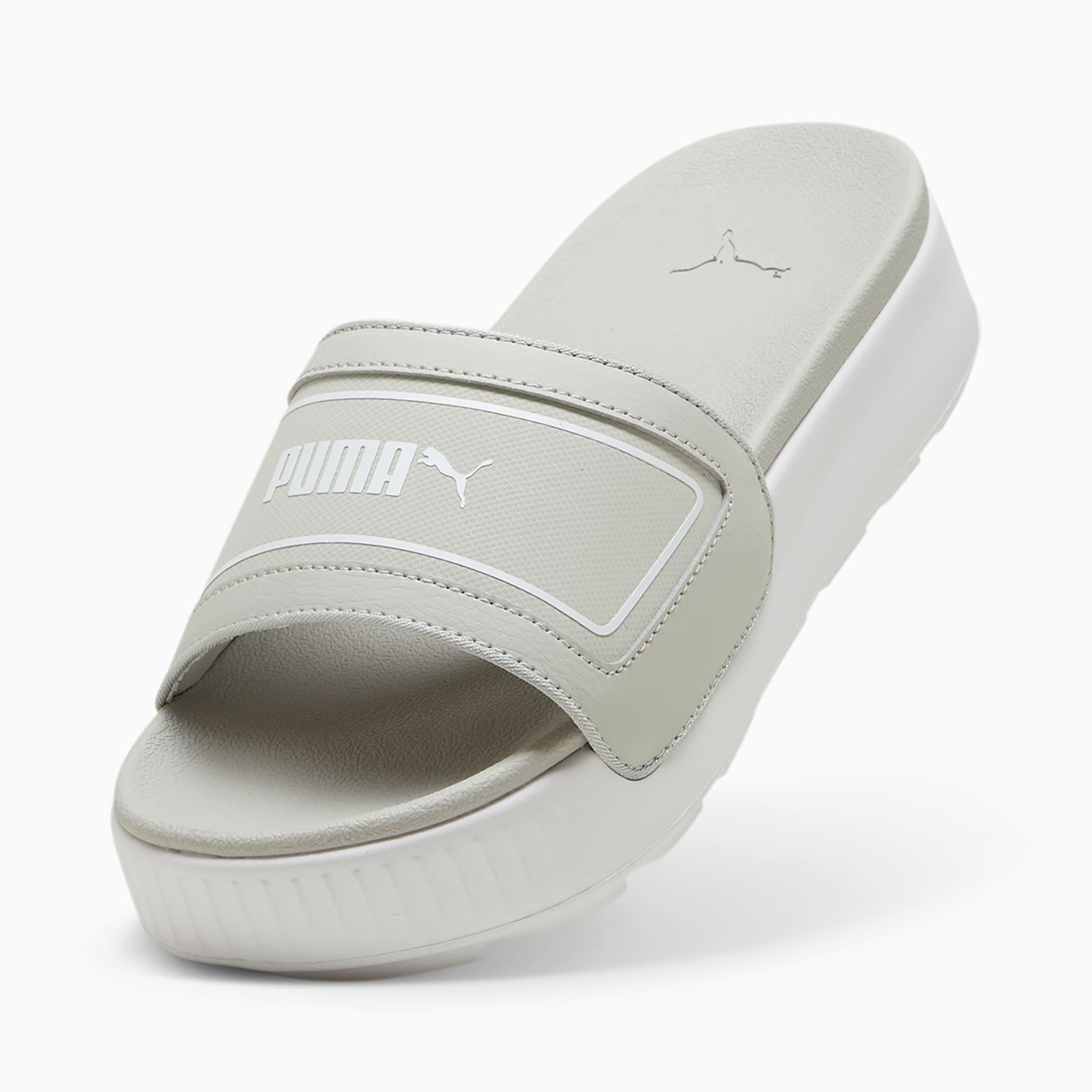 White puma slides women's online