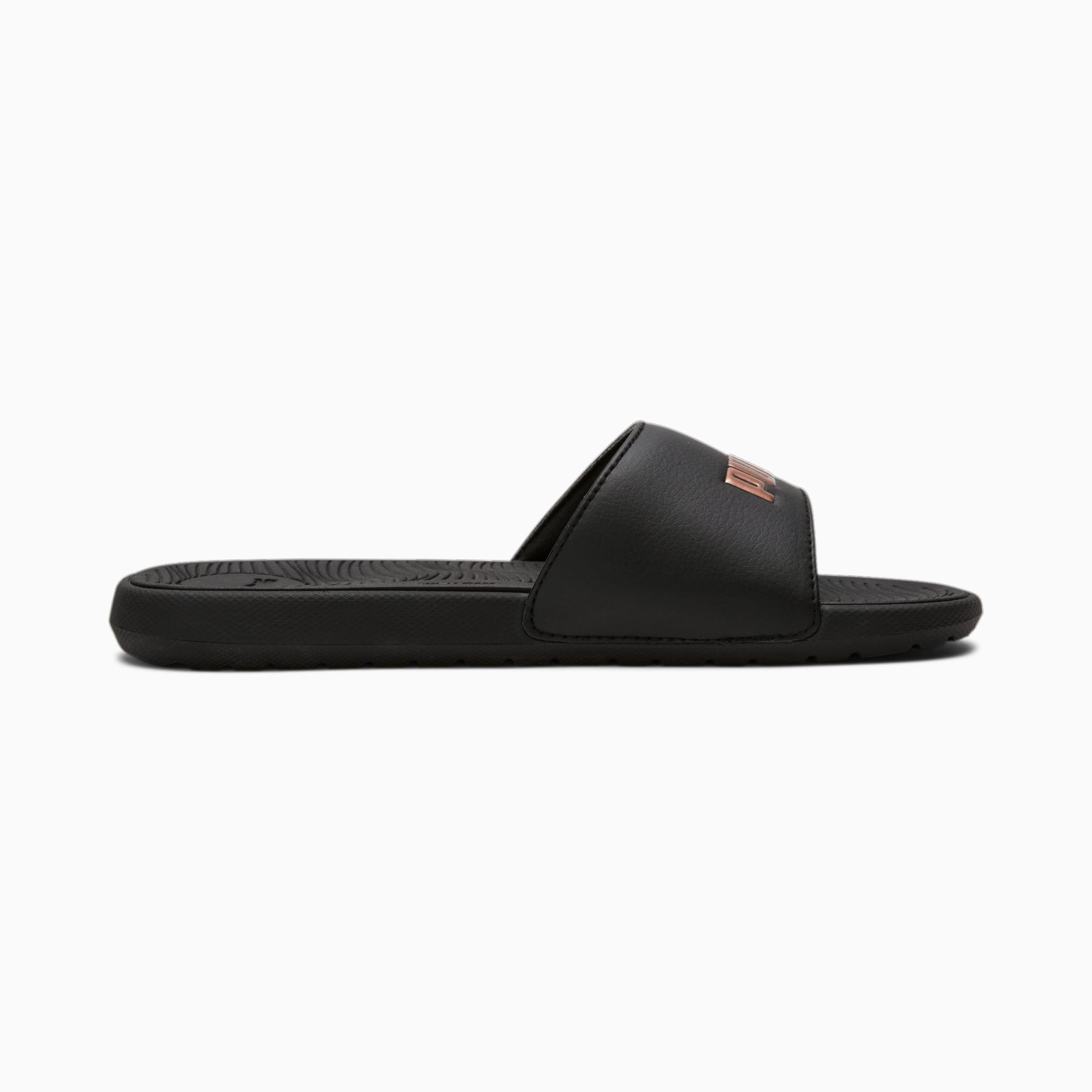 Puma rose gold slides top