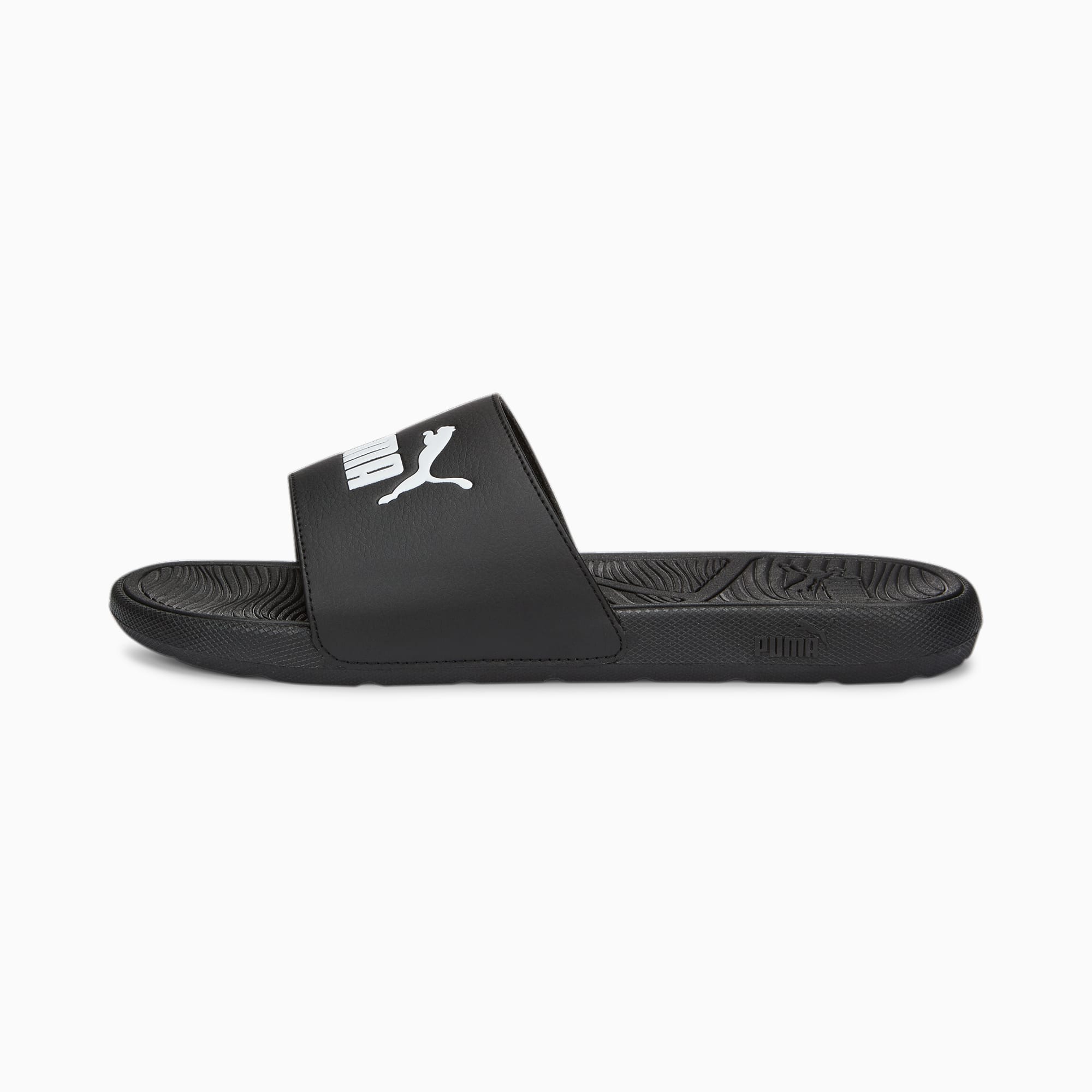 Cool Cat 2.0 Slides PUMA Black PUMA White PUMA Shoes PUMA