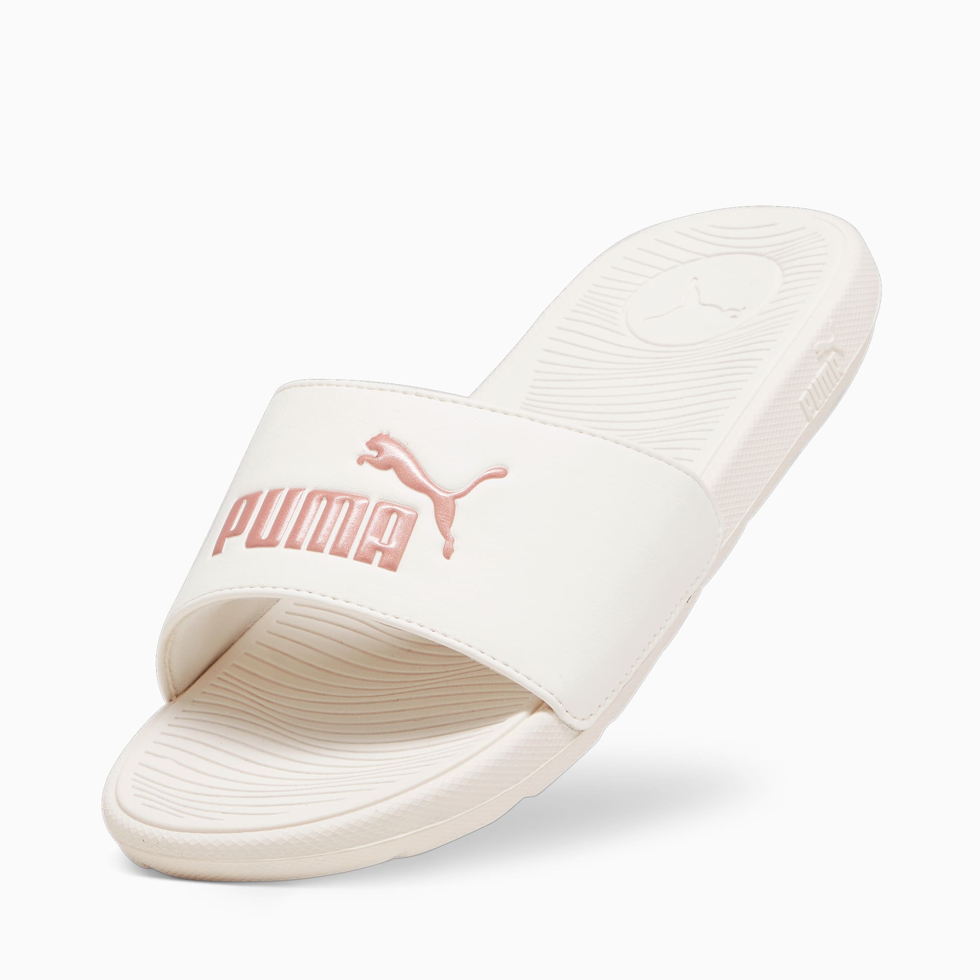 Puma rose discount gold slides