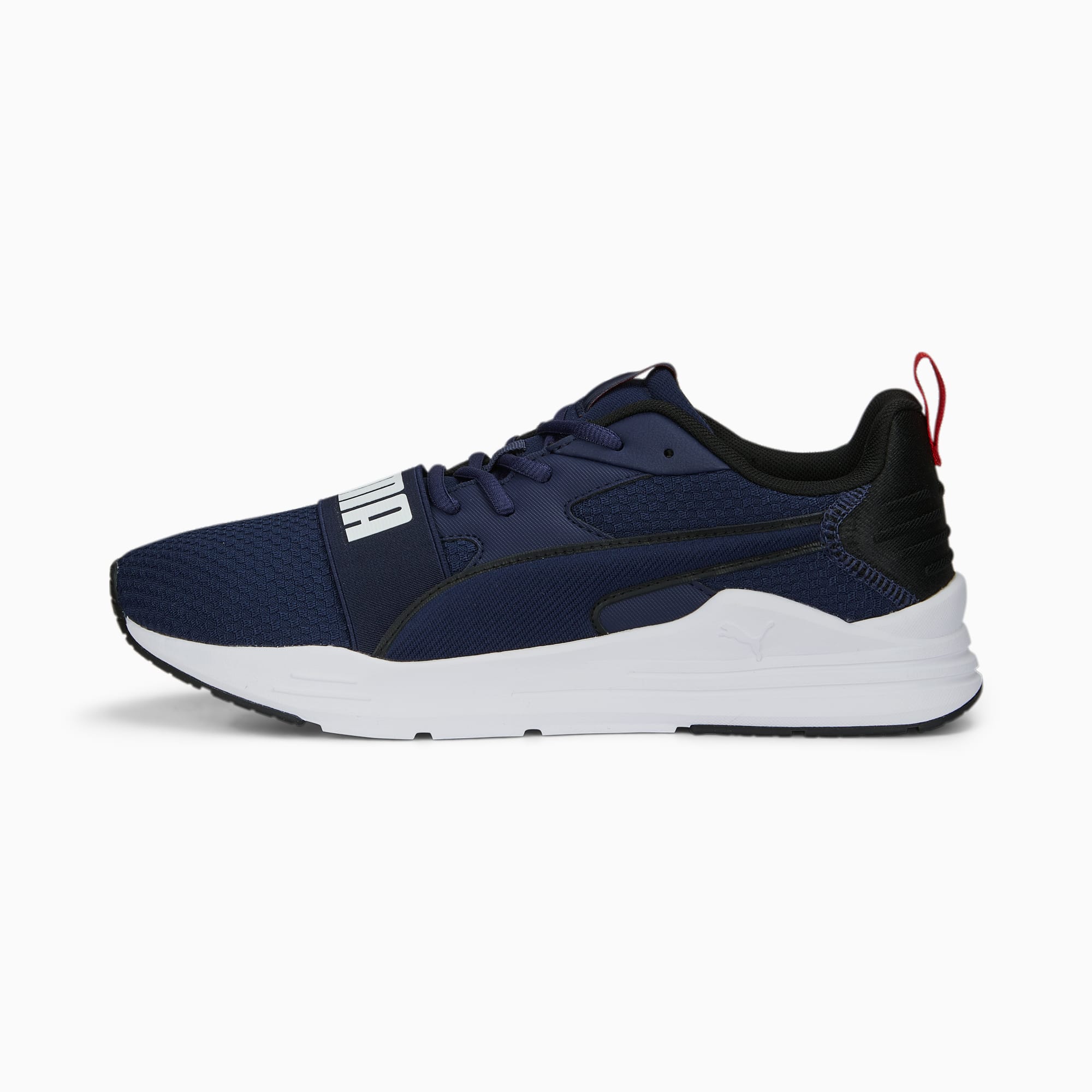 PUMA Wired Run Sneakers, PUMA Navy-PUMA Black-PUMA White, large-IDN
