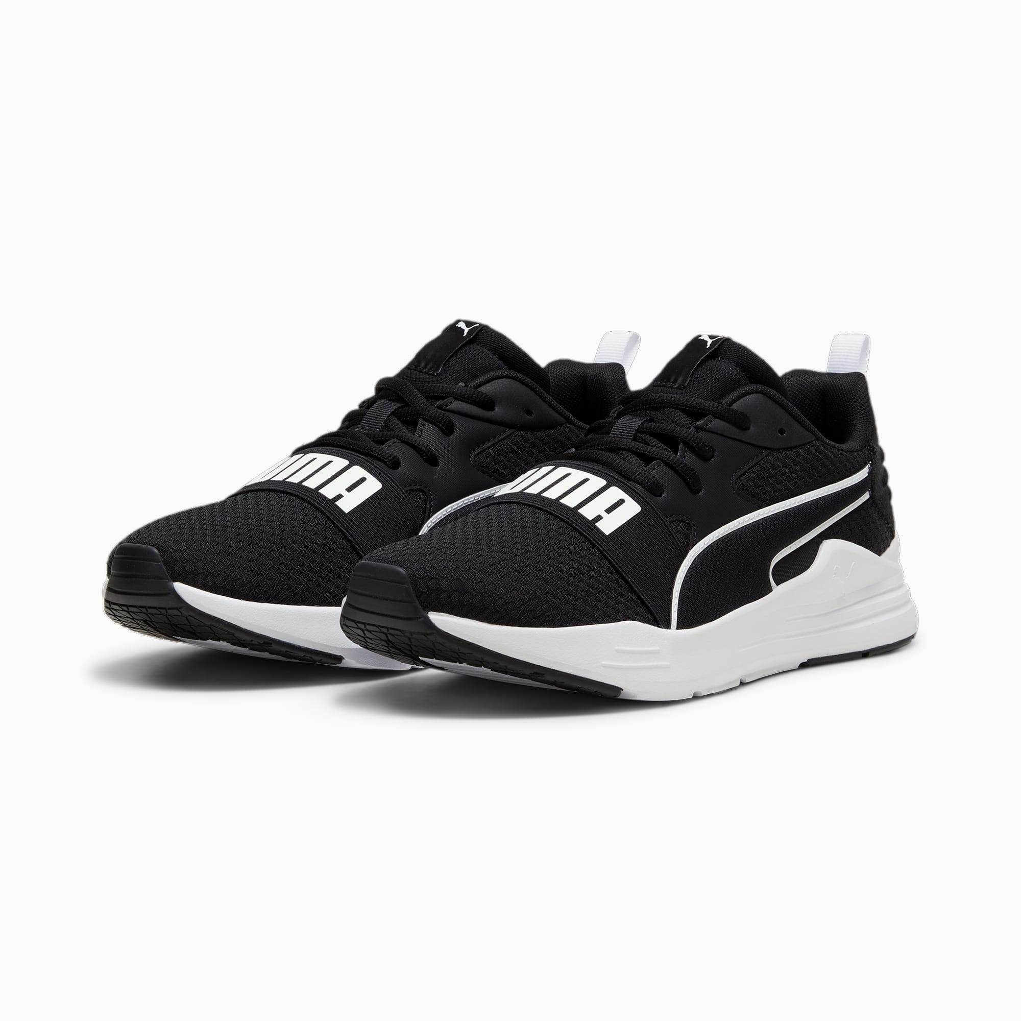 All black 2025 puma trainers