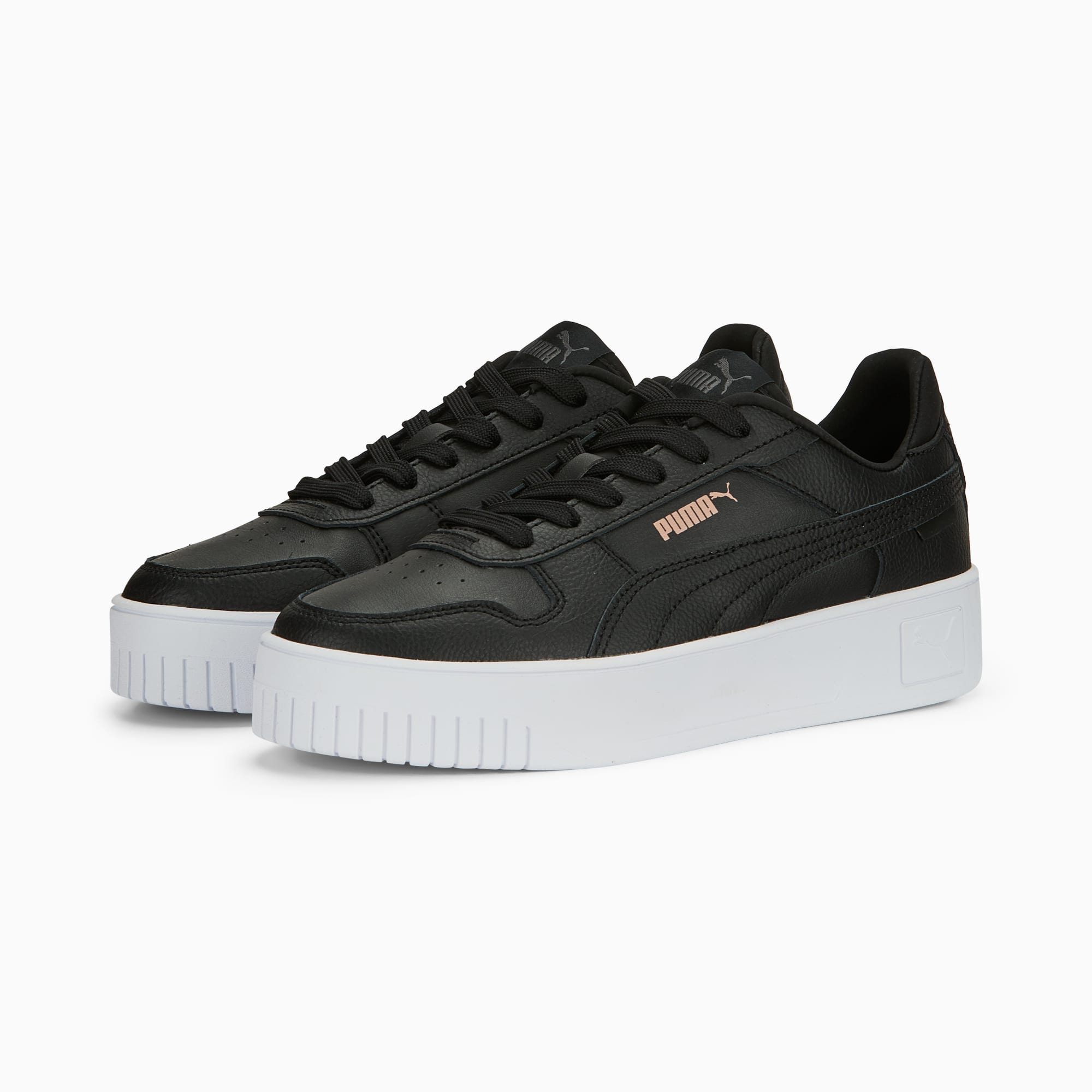 Carina Street Sneakers Women, PUMA Black-PUMA Black-Rose Gold-PUMA White, large
