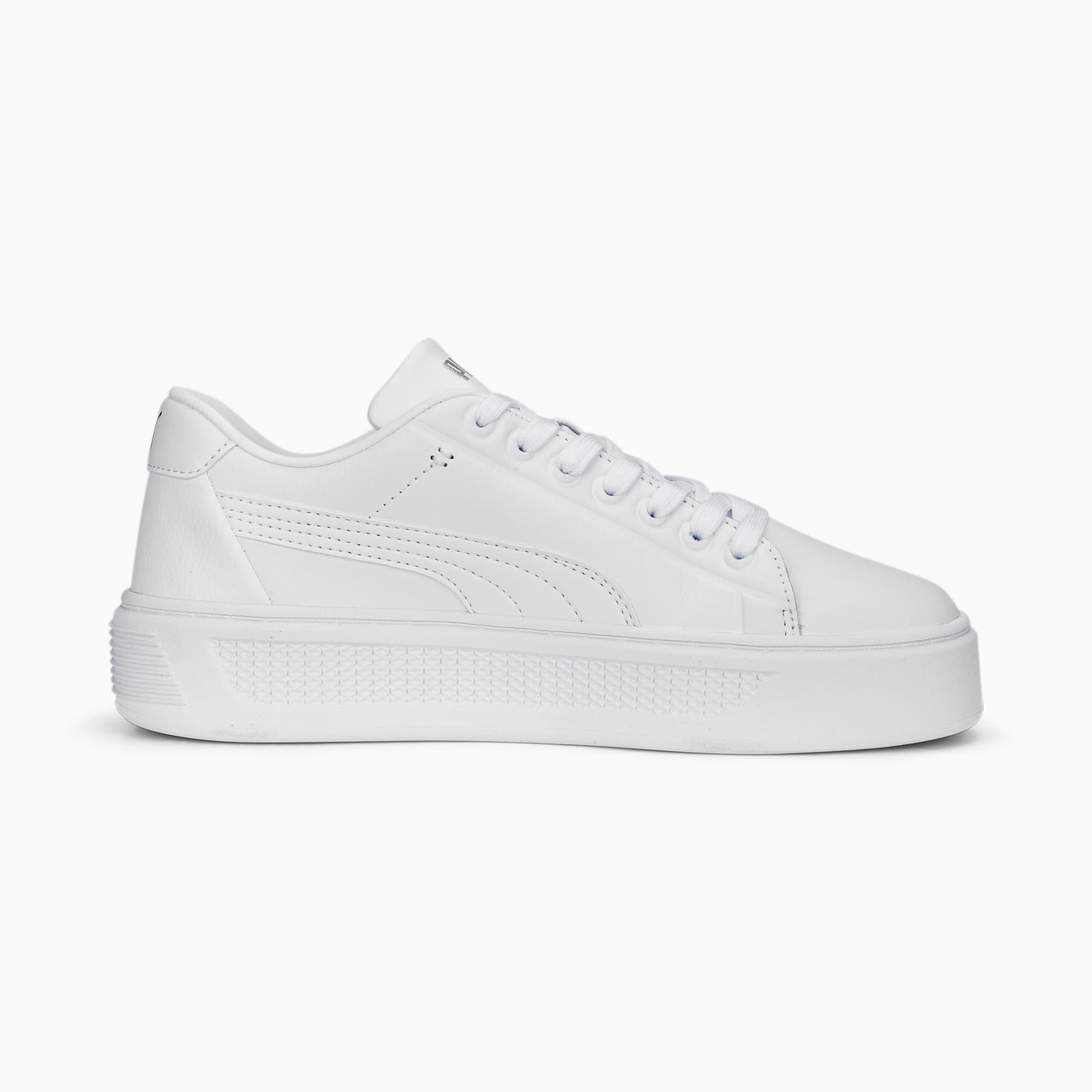 Puma white platform sneakers online