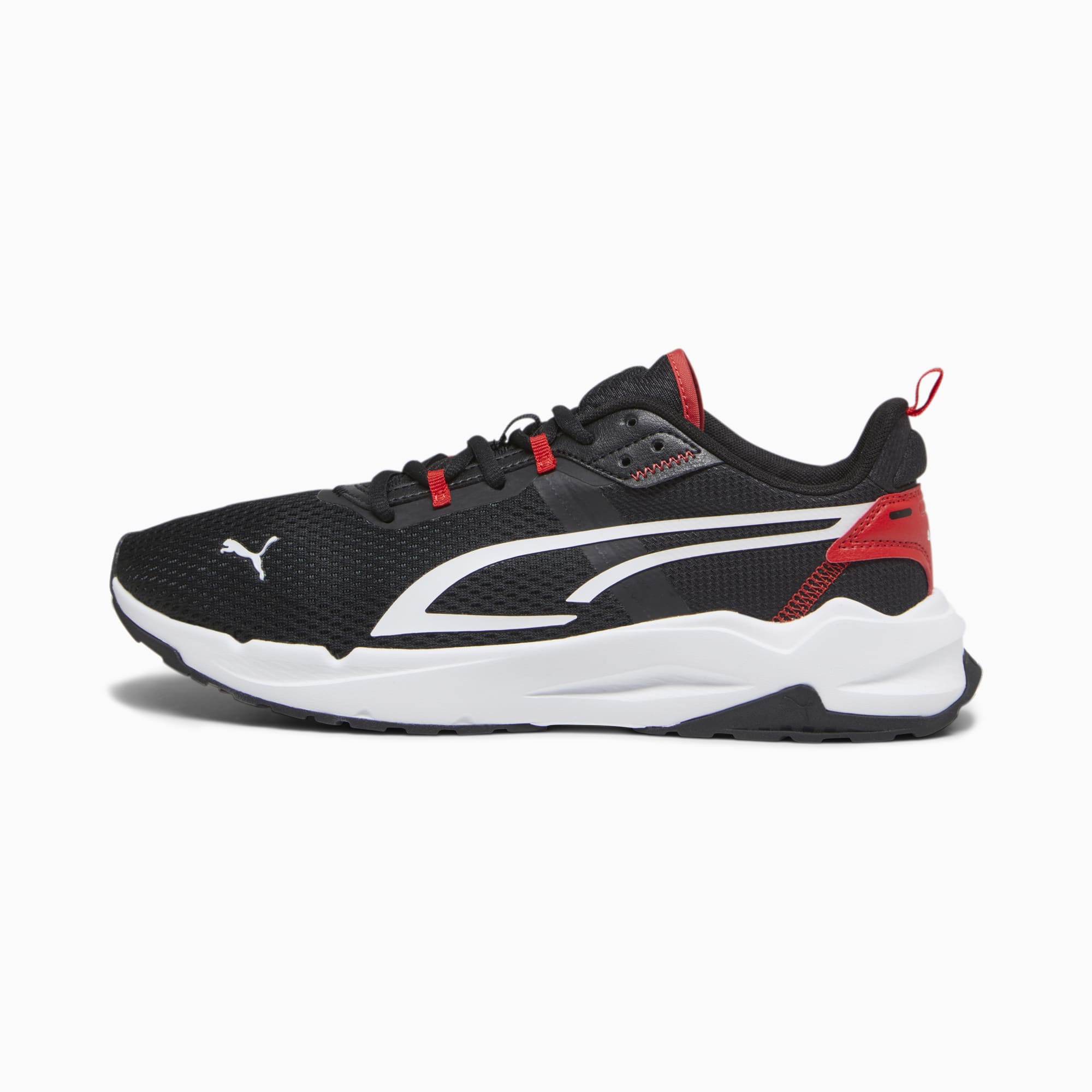 Puma black white red store