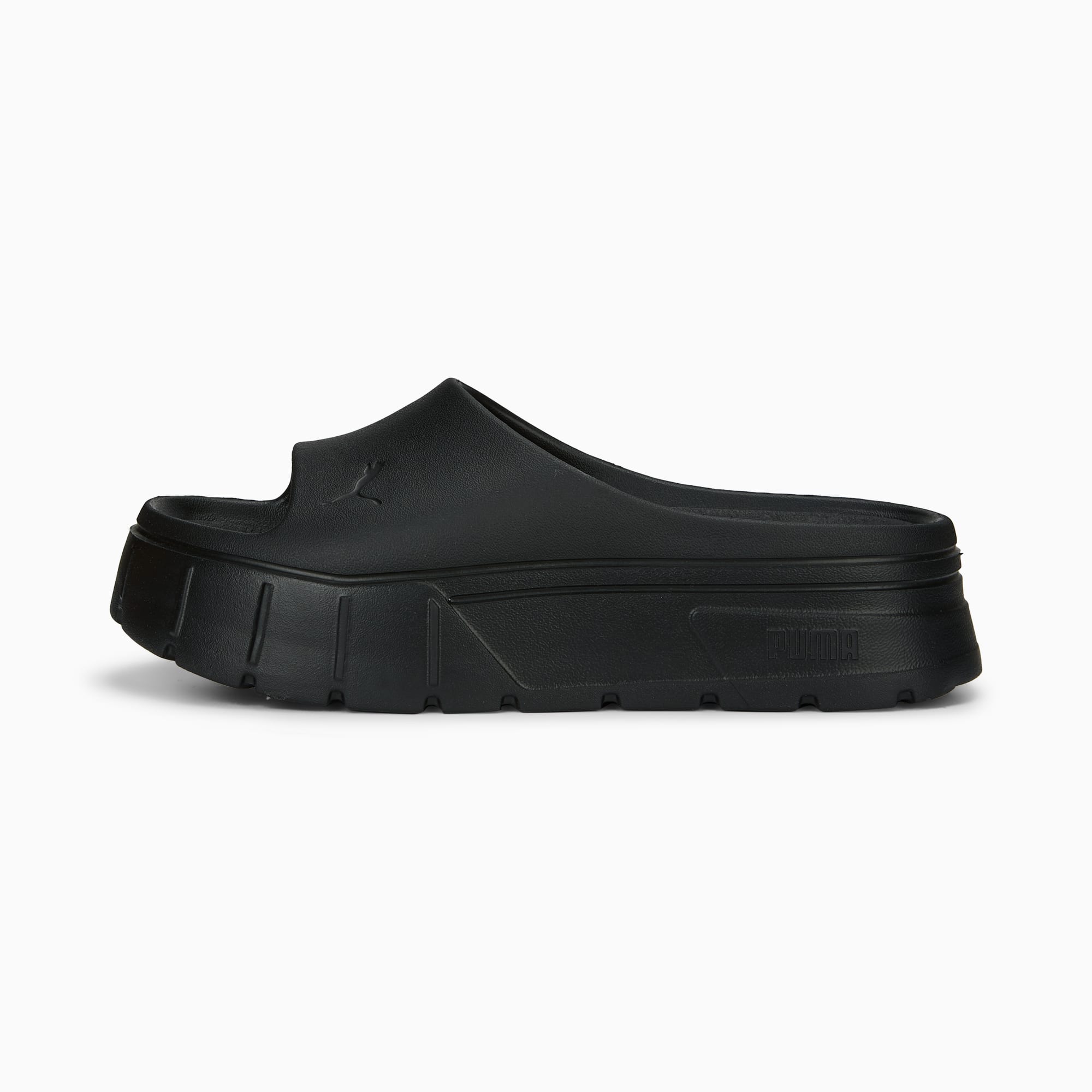 Mayze Stack Injex Women s Sandals PUMA Black PUMA Shoes PUMA