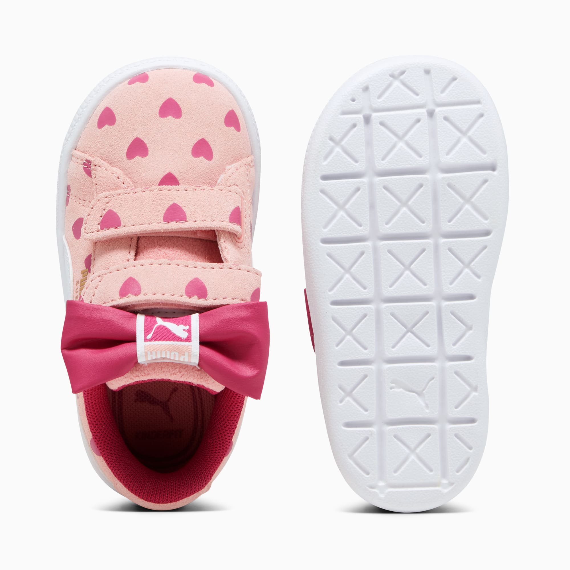Pink puma on sale shoes with bow