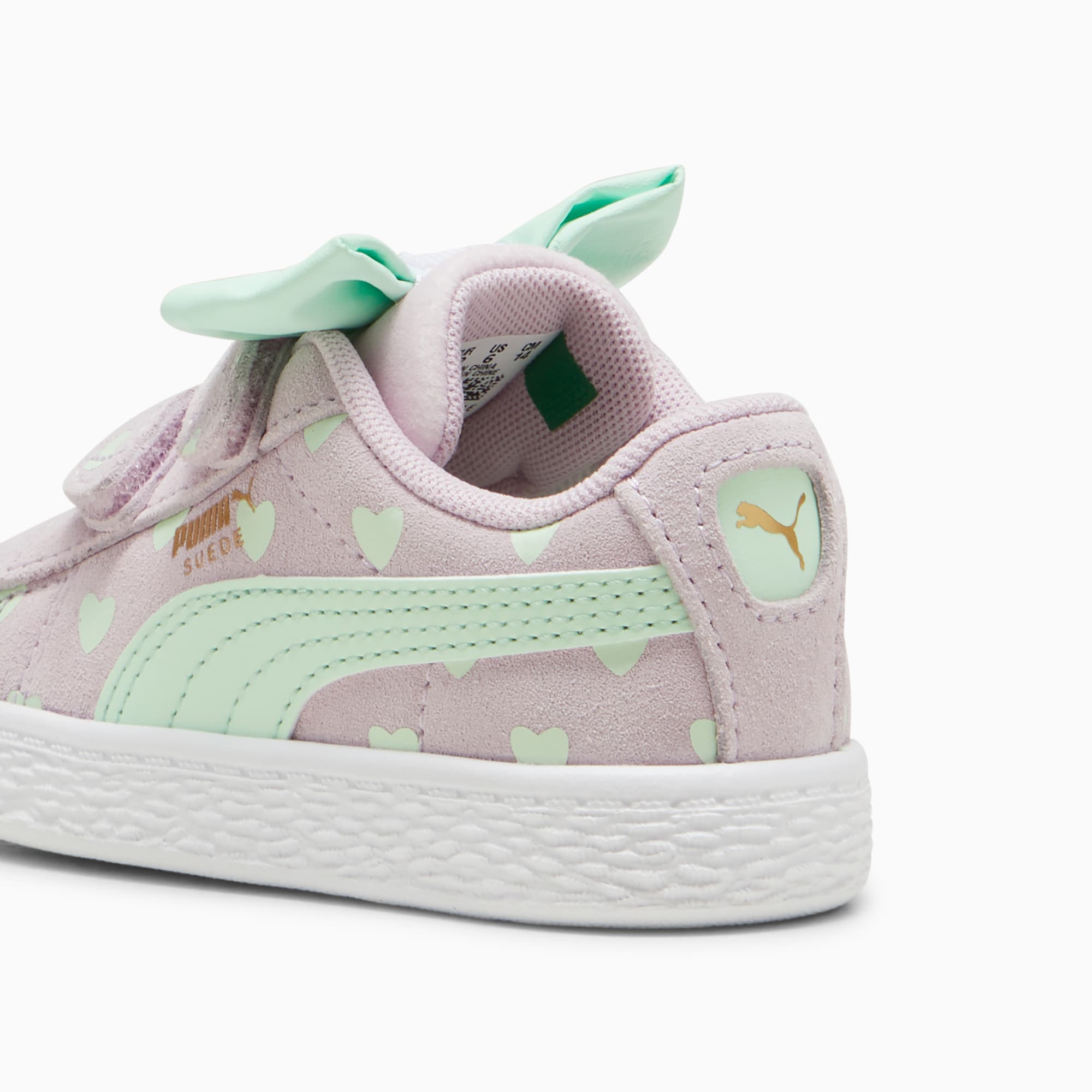 Puma basket suede bow sale