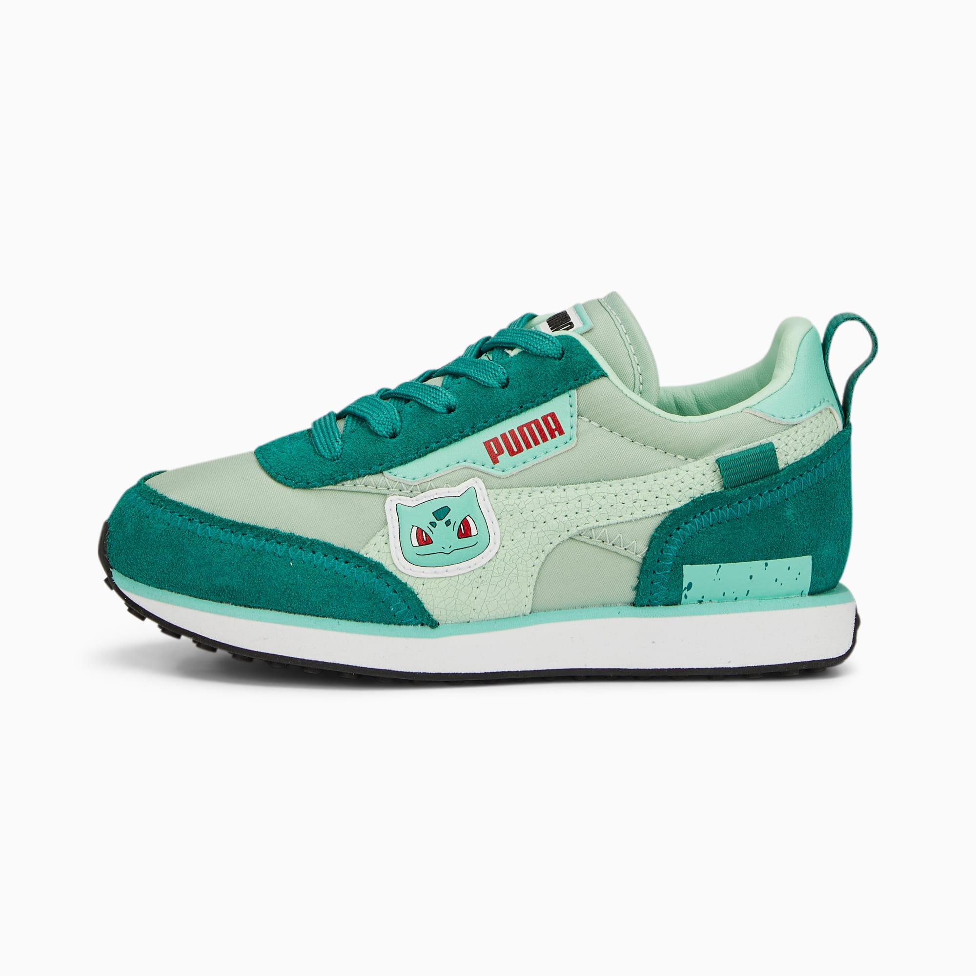 Puma xs500 green kids top