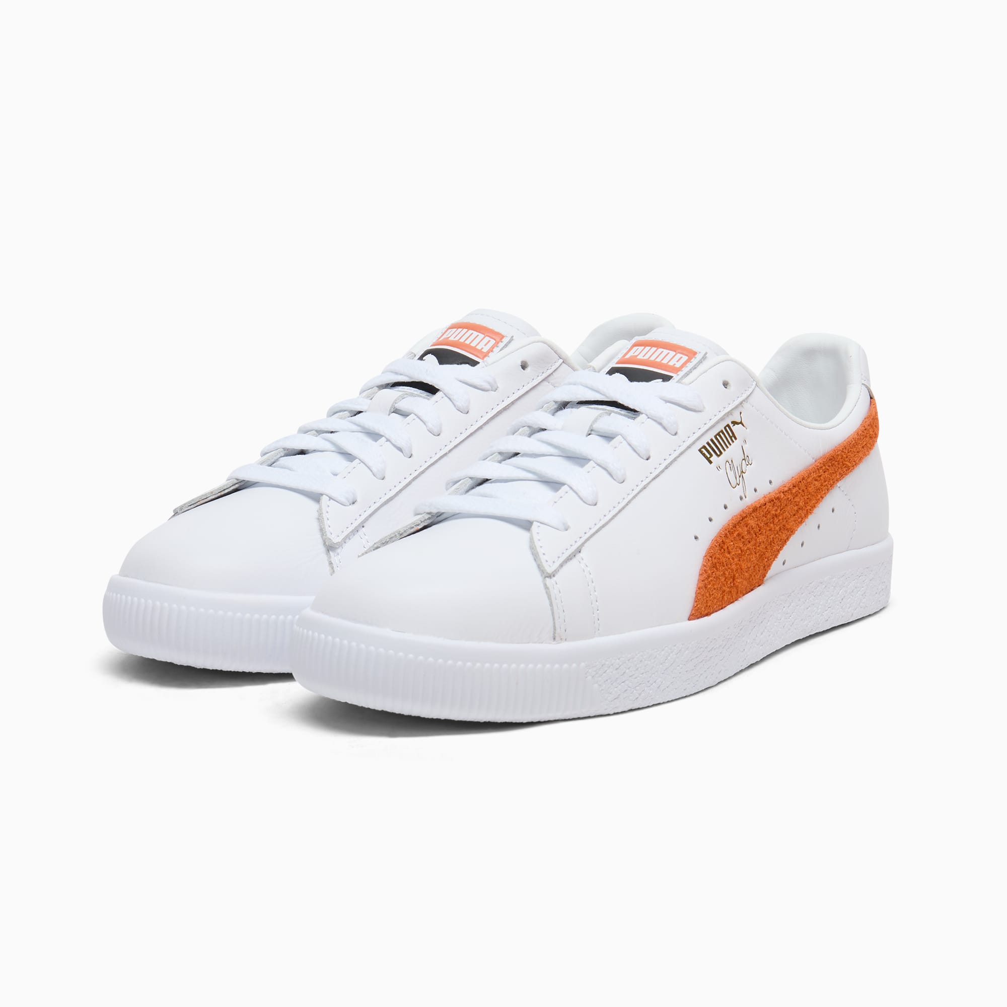 PUMA Clyde Clydezilla Mij Lace Up Mens Black, Orange