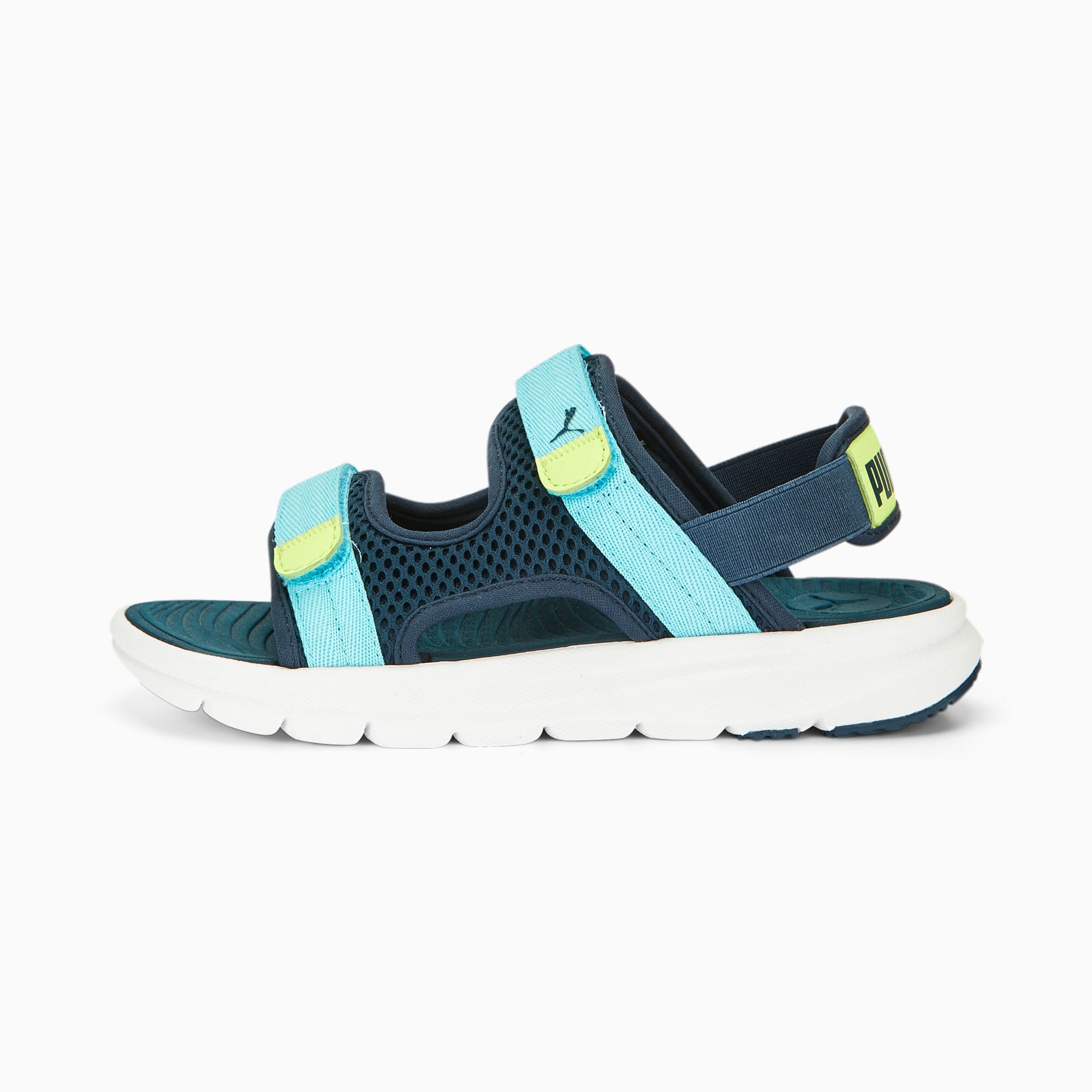 PUMA Evolve Sandals Youth Dark Night Hero Blue Lily Pad PUMA