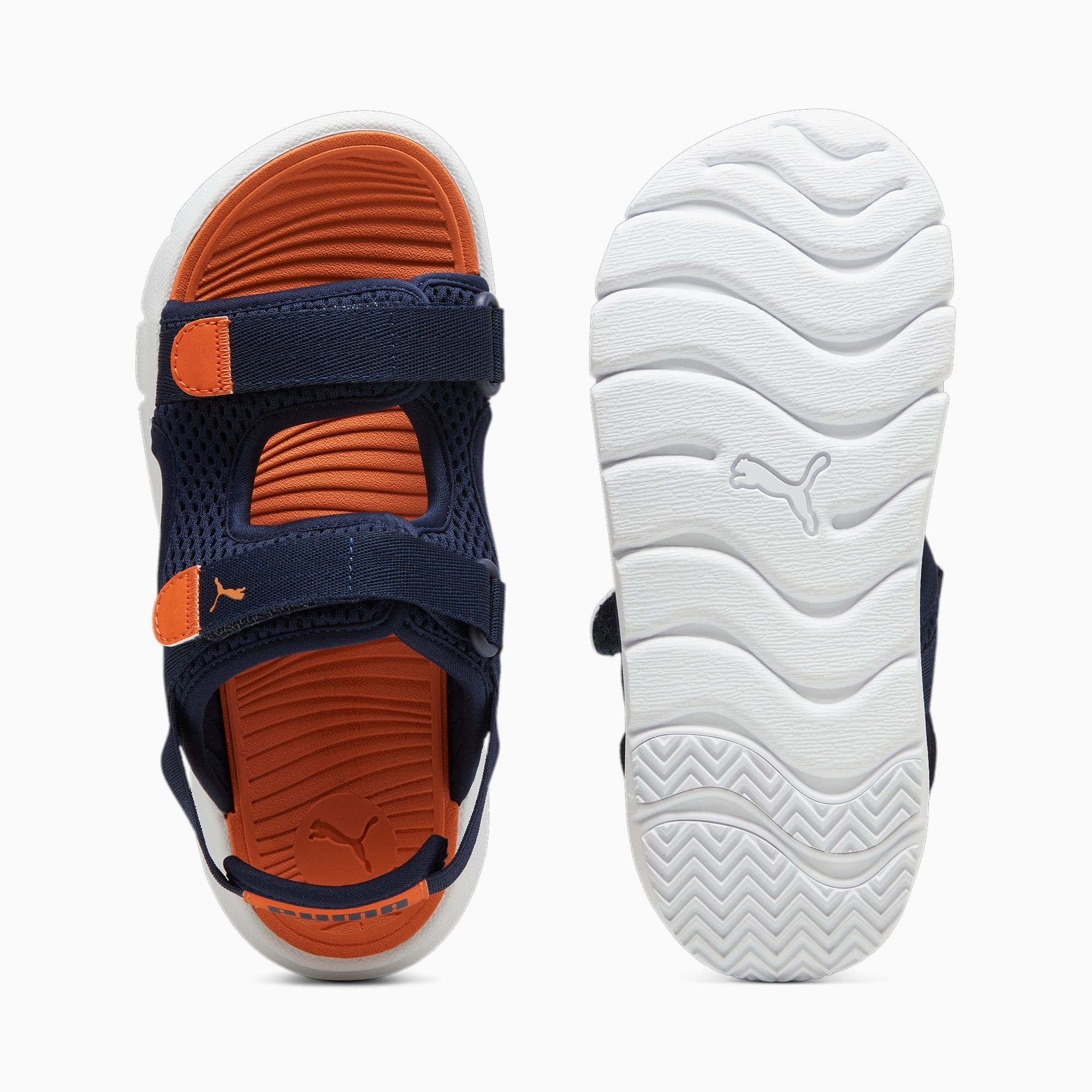 PUMA Evolve Sandals Youth Club Navy Maple Syrup PUMA White PUMA Shop All Puma PUMA