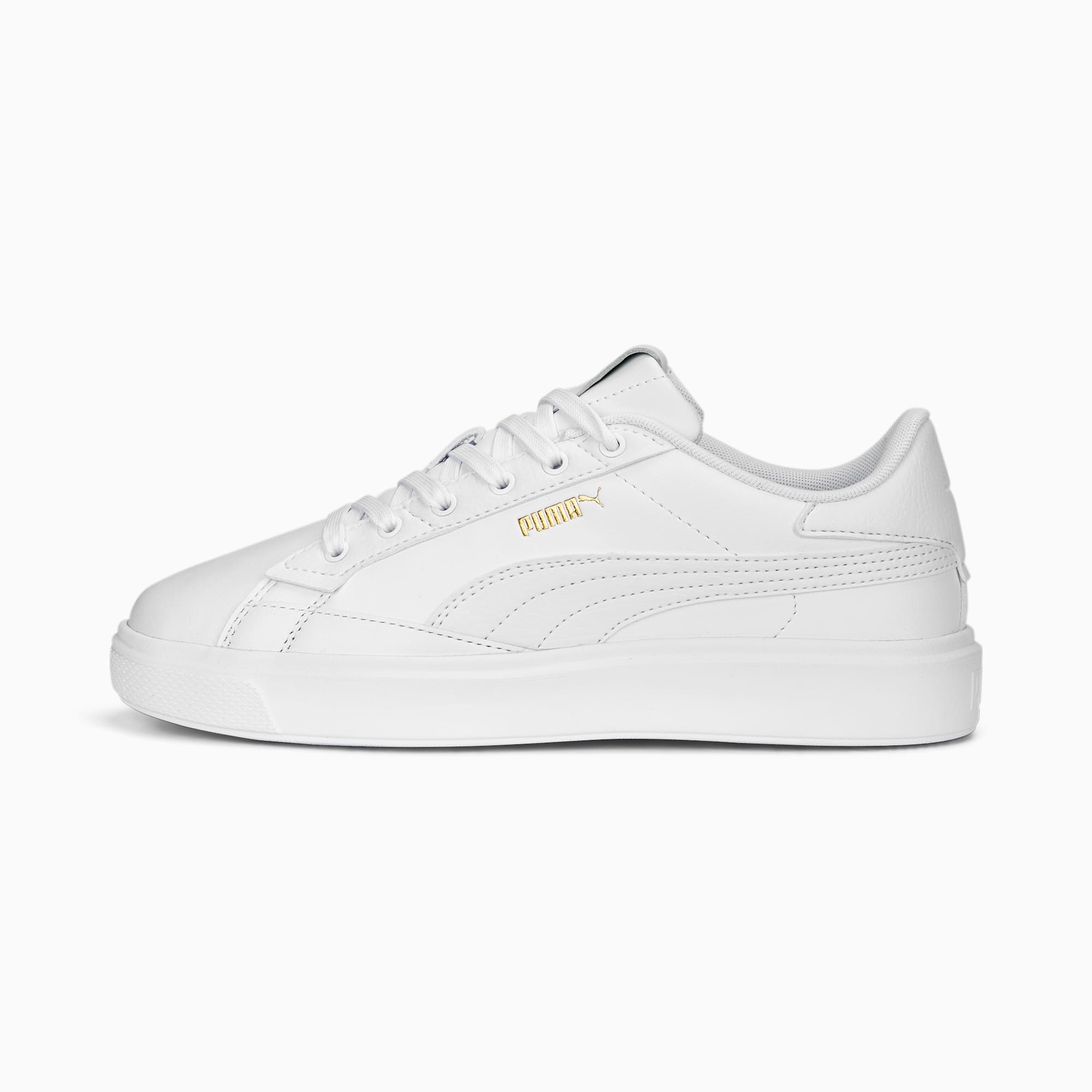 Lajla Leather Women's Sneakers | PUMA White | PUMA SHOP ALL PUMA | PUMA