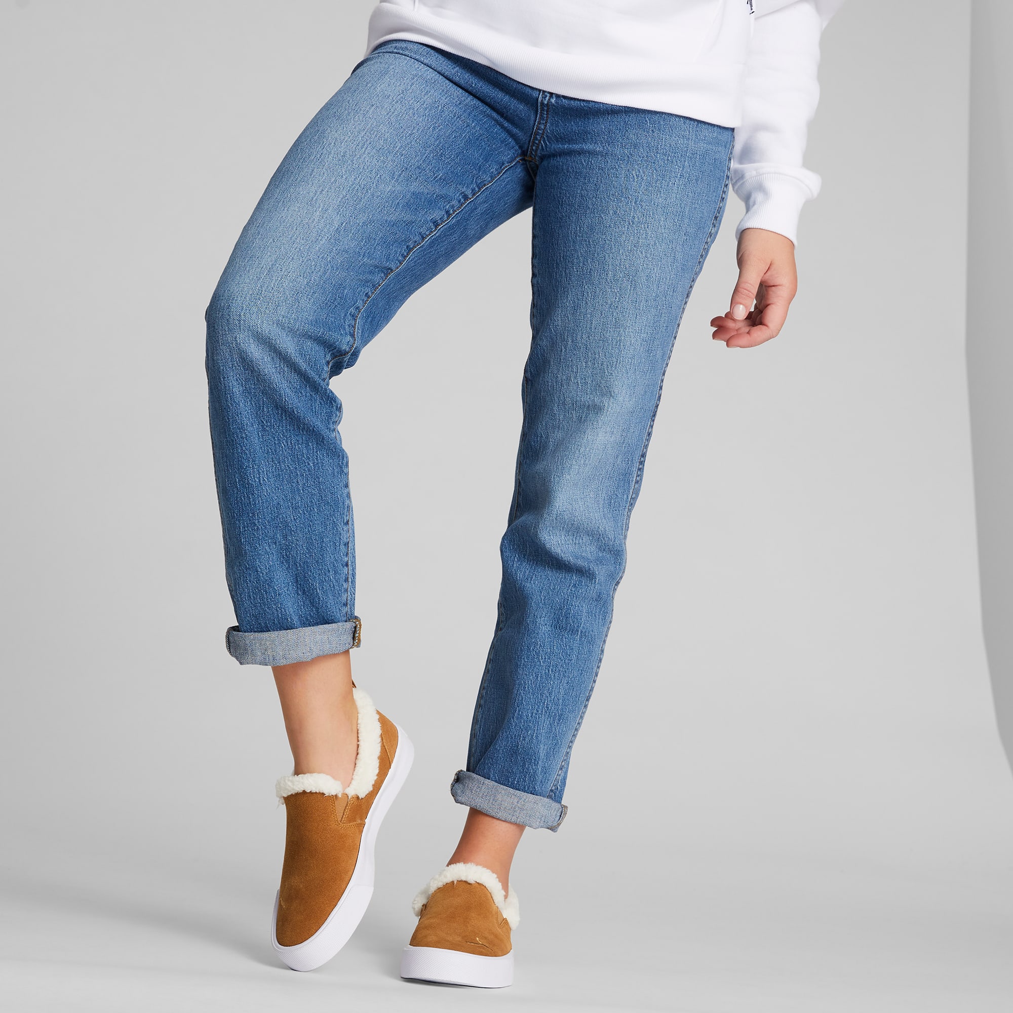 Puma slip on jeans top