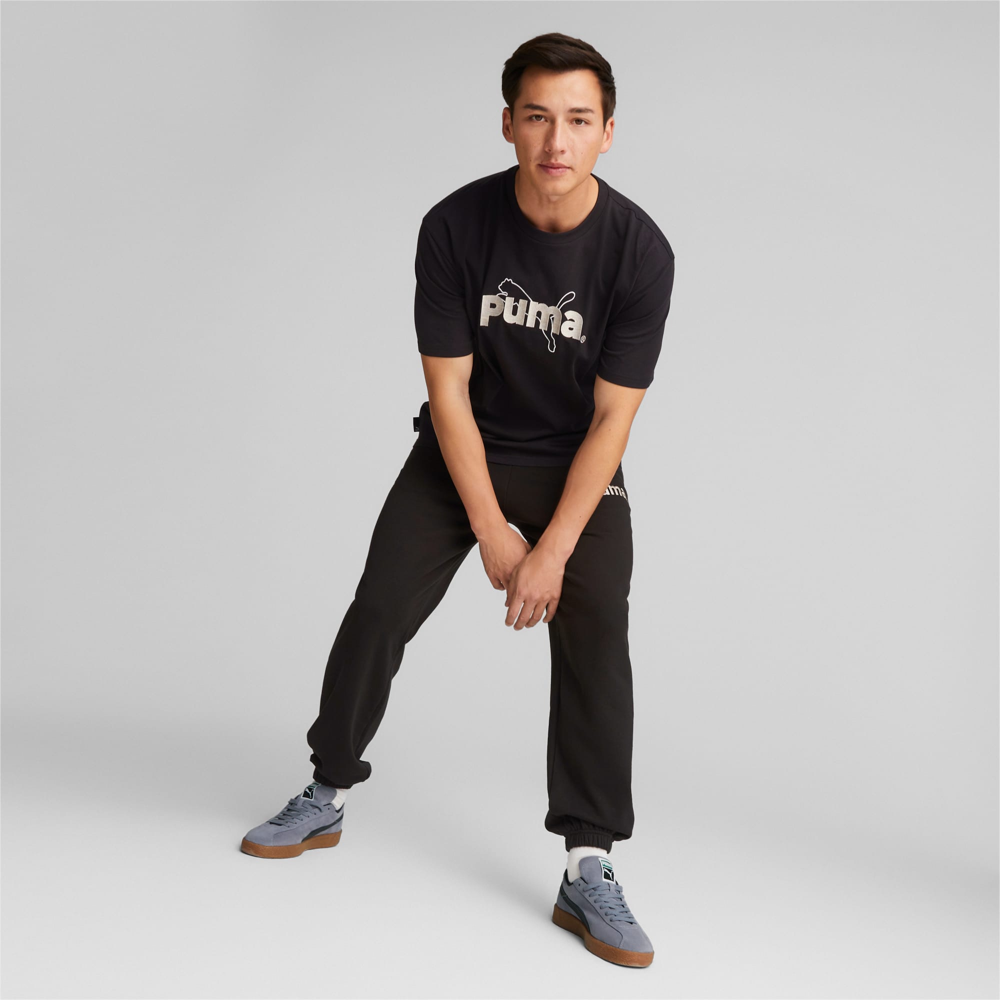 Sneakers Delphin, Gray Tile-PUMA Black, large