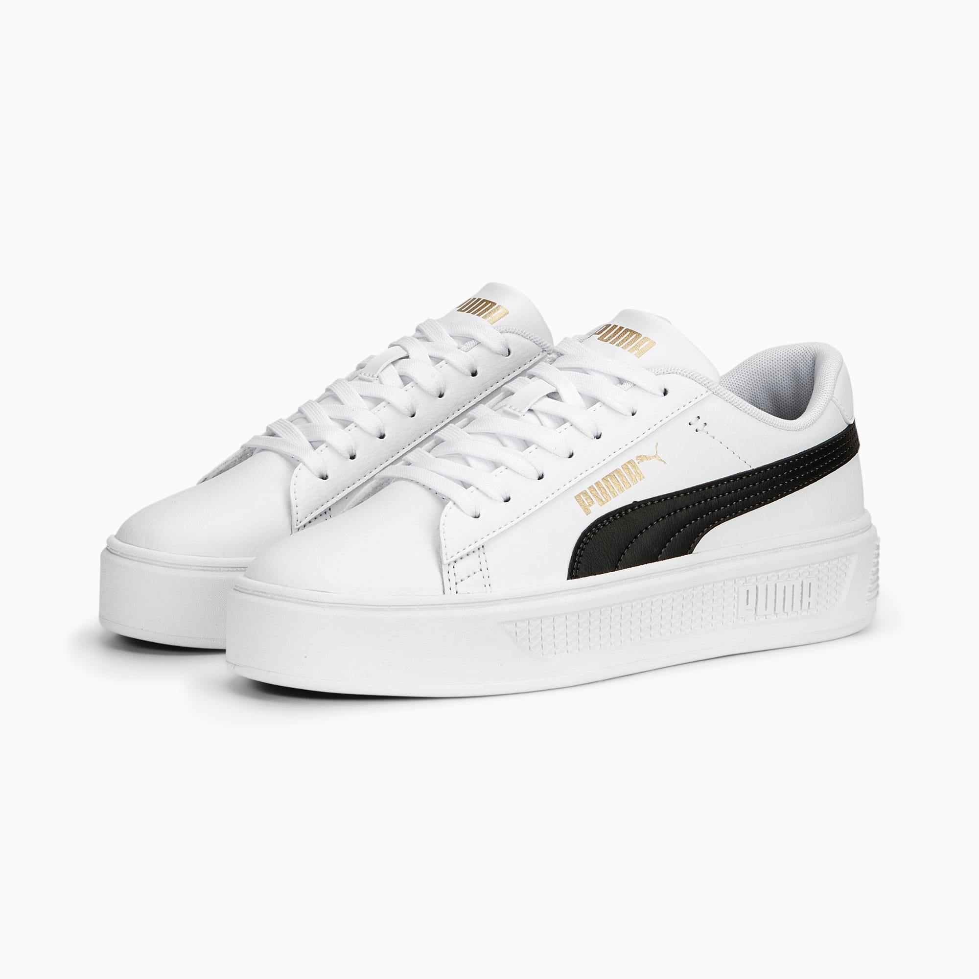 PUMA Zapatos deportivos Smash Platform para mujer