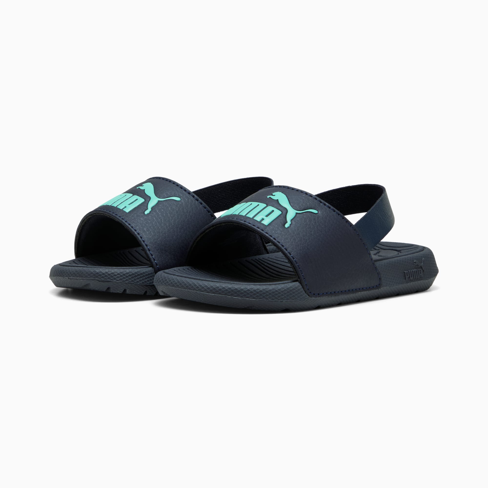 Cool Cat 2.0 Slides mit Fersenriemen Baby, New Navy-Aquatic, large