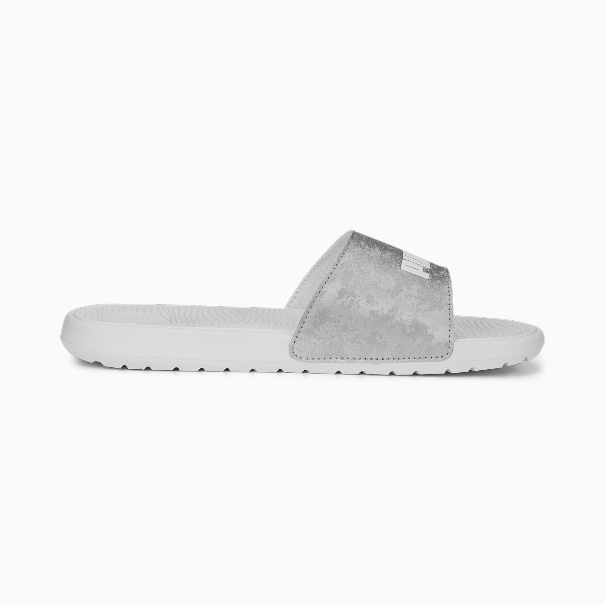 Puma slides womens silver 2025