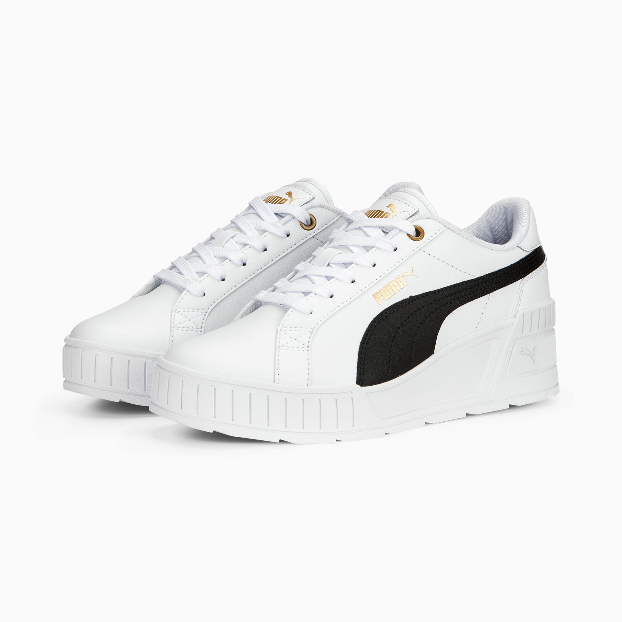 Puma wedge sneakers best sale black