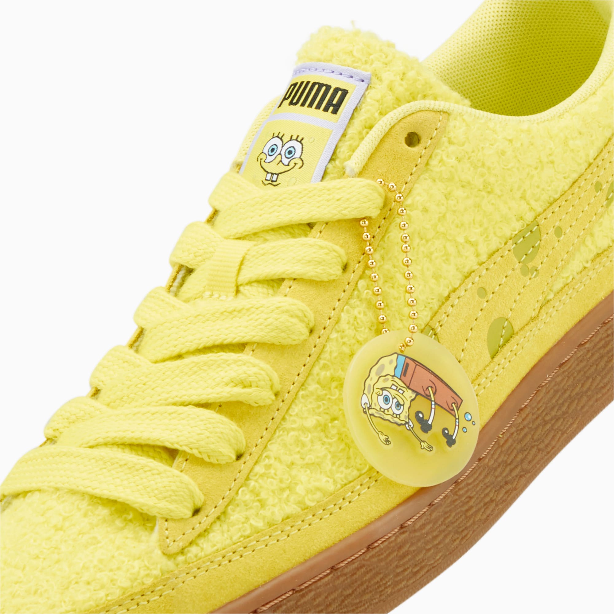 Sneakers Suede PUMA x BOB L’ÉPONGE, Lucent Yellow-Citronelle, extralarge