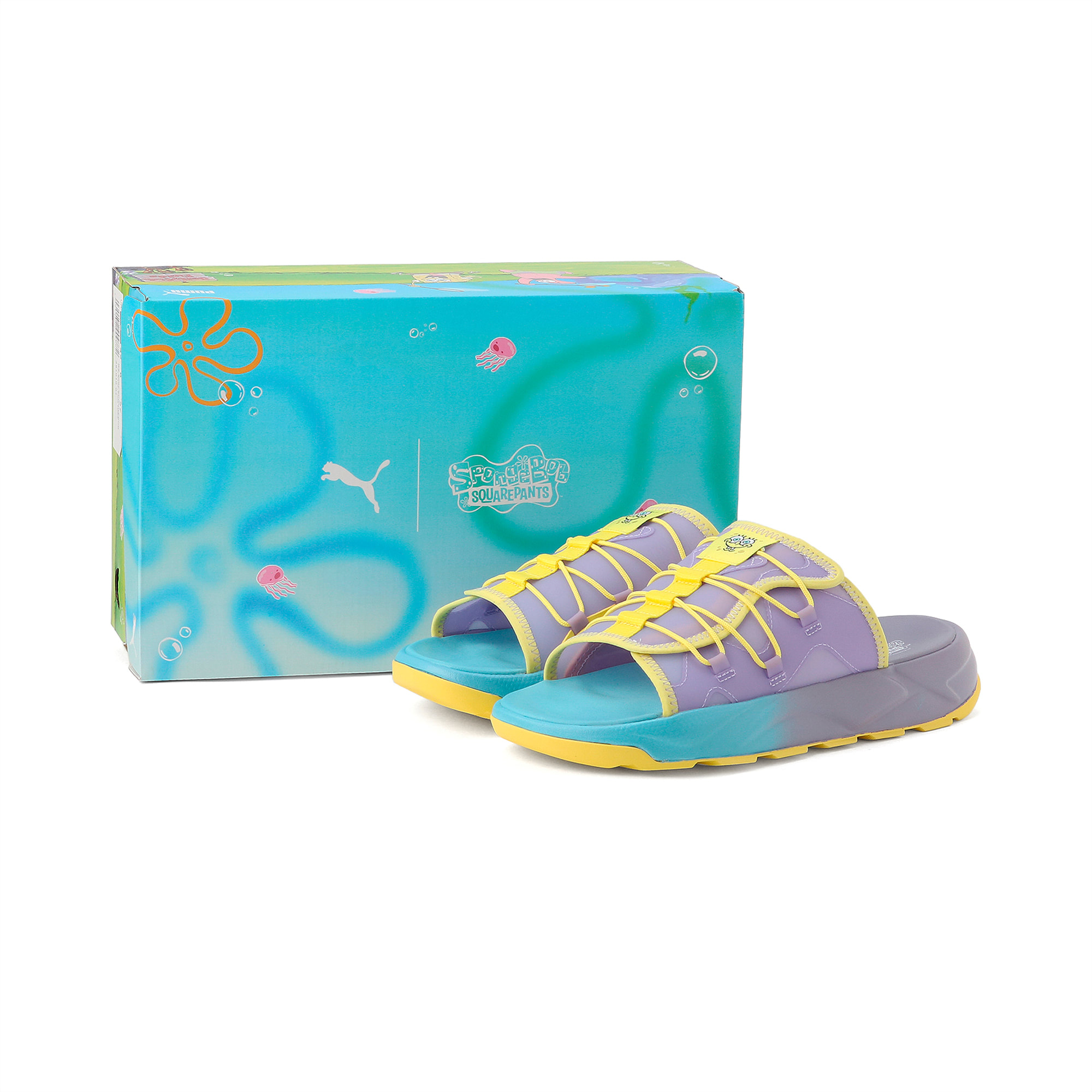 Puma slides multicolor clearance