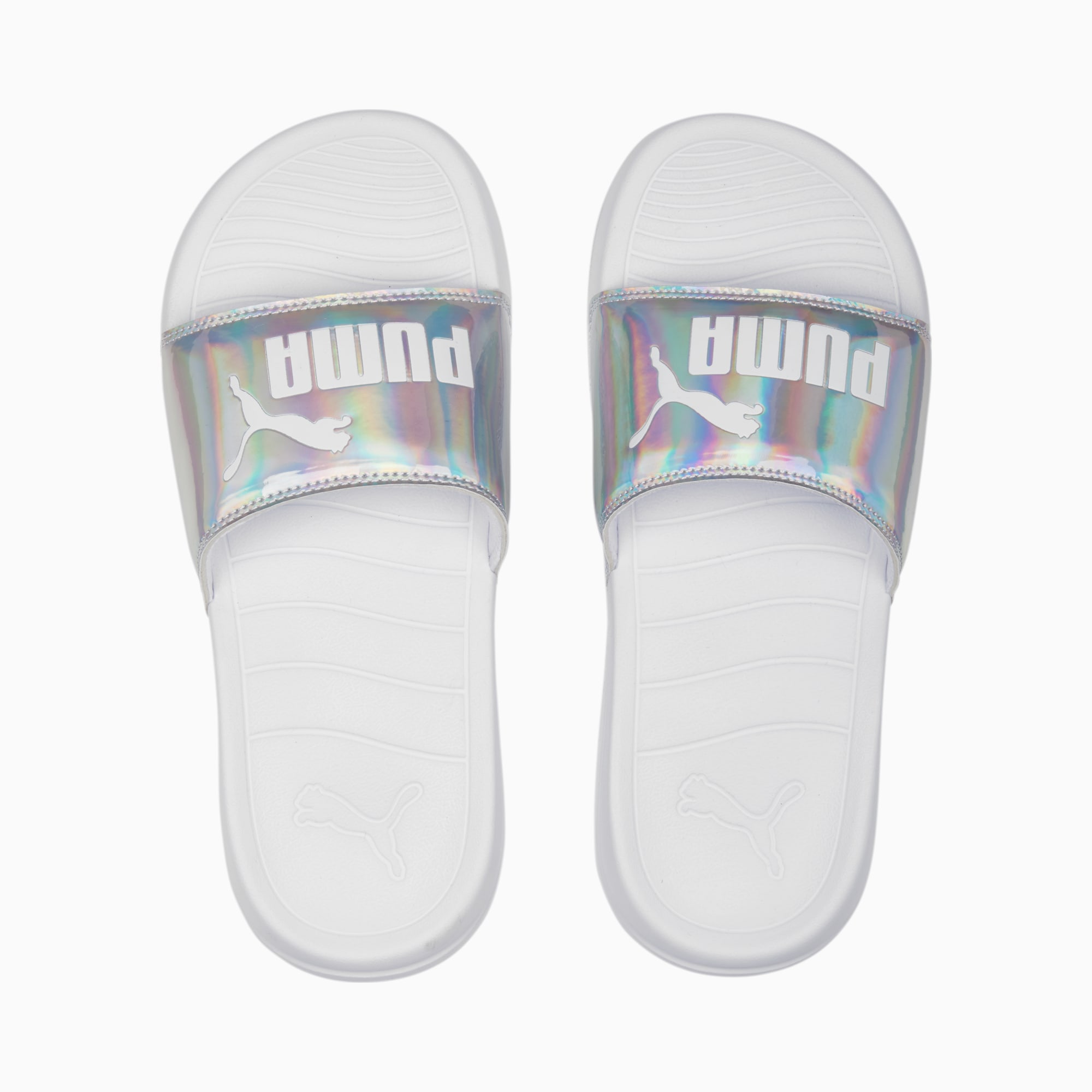 Puma sale iridescent slides